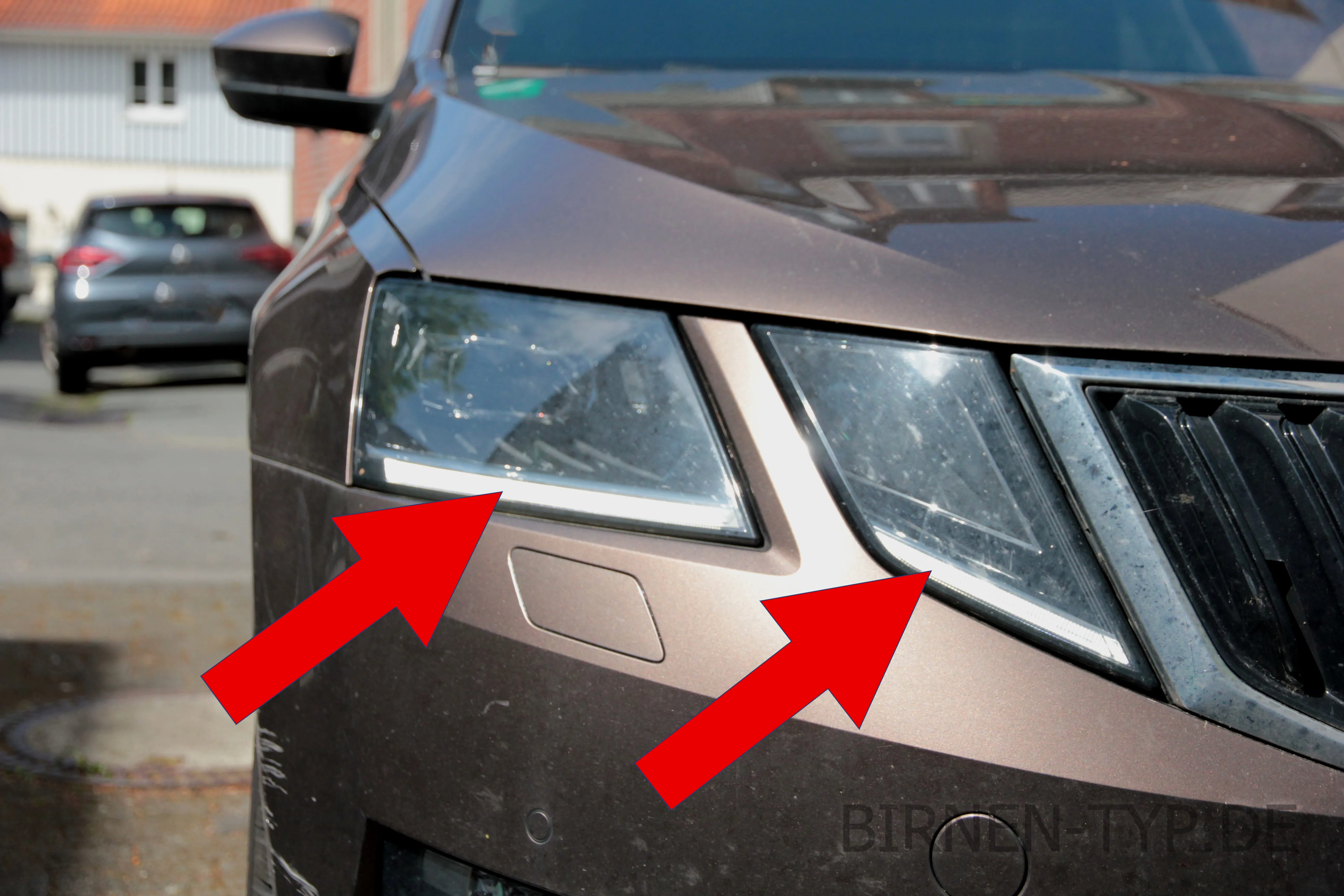 Tagfahrlicht des Škoda Octavia