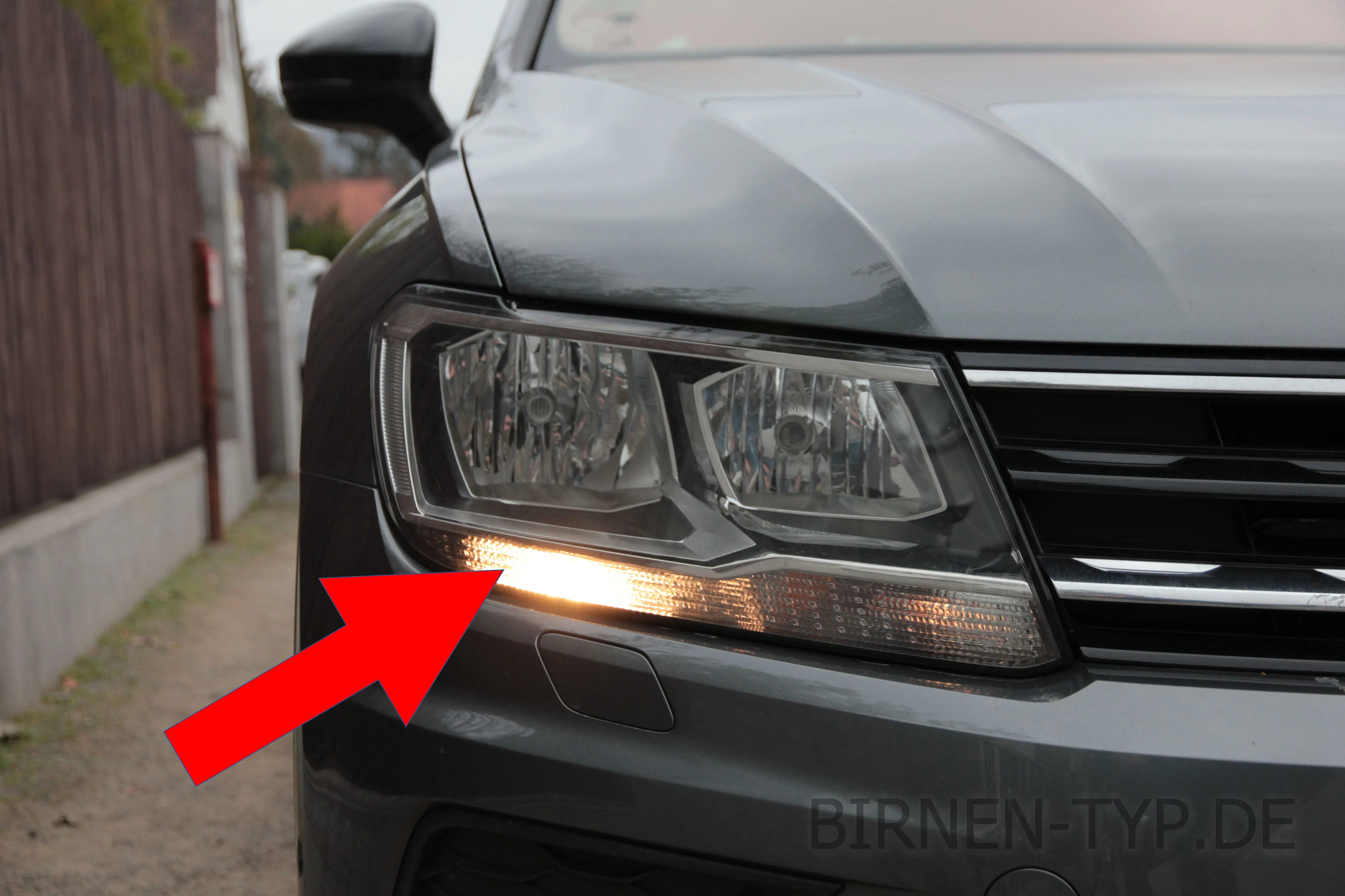 Tagfahrlicht des VW Tiguan