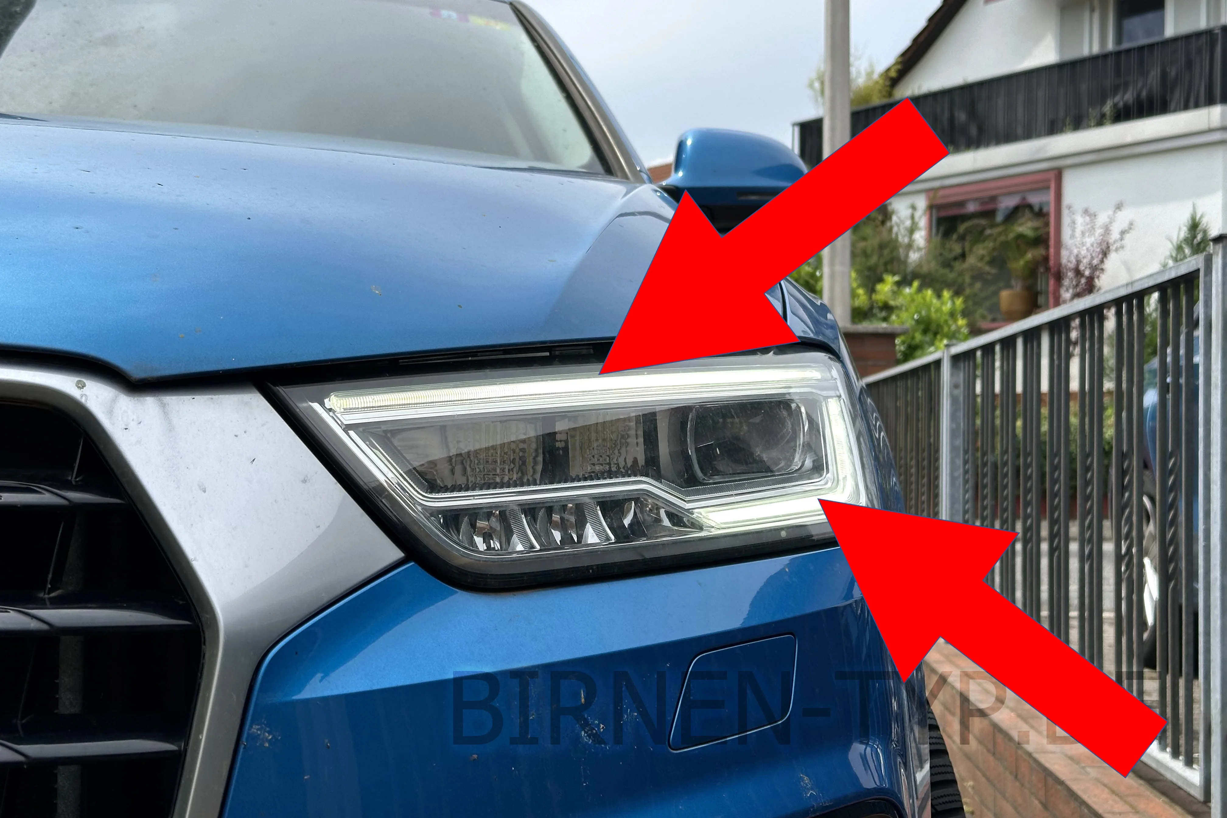 Tagfahrlicht des Audi Q3 1. Gen