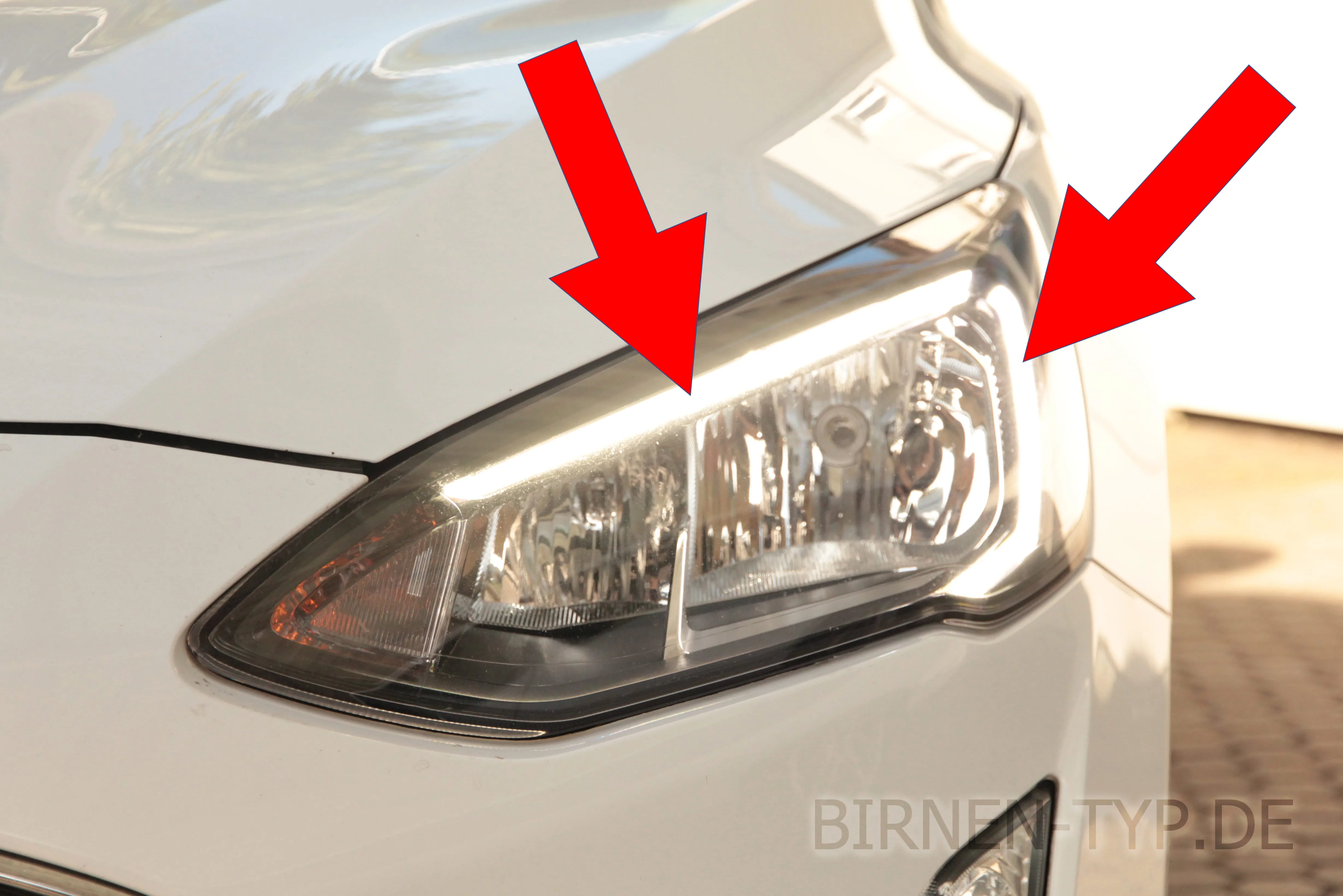 Tagfahrlicht des Ford Focus MK4