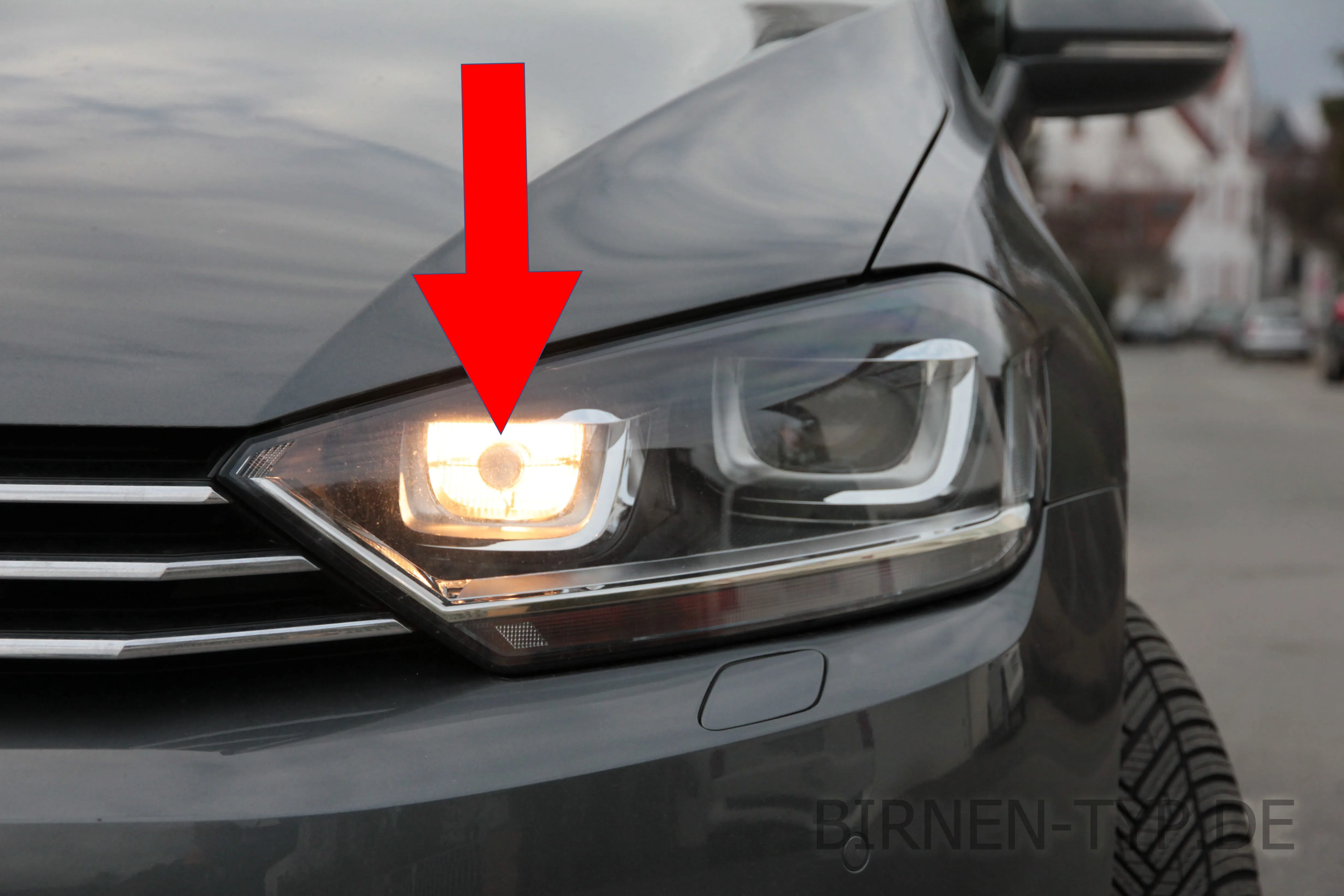 Tagfahrlicht am VW Golf Sportsvan