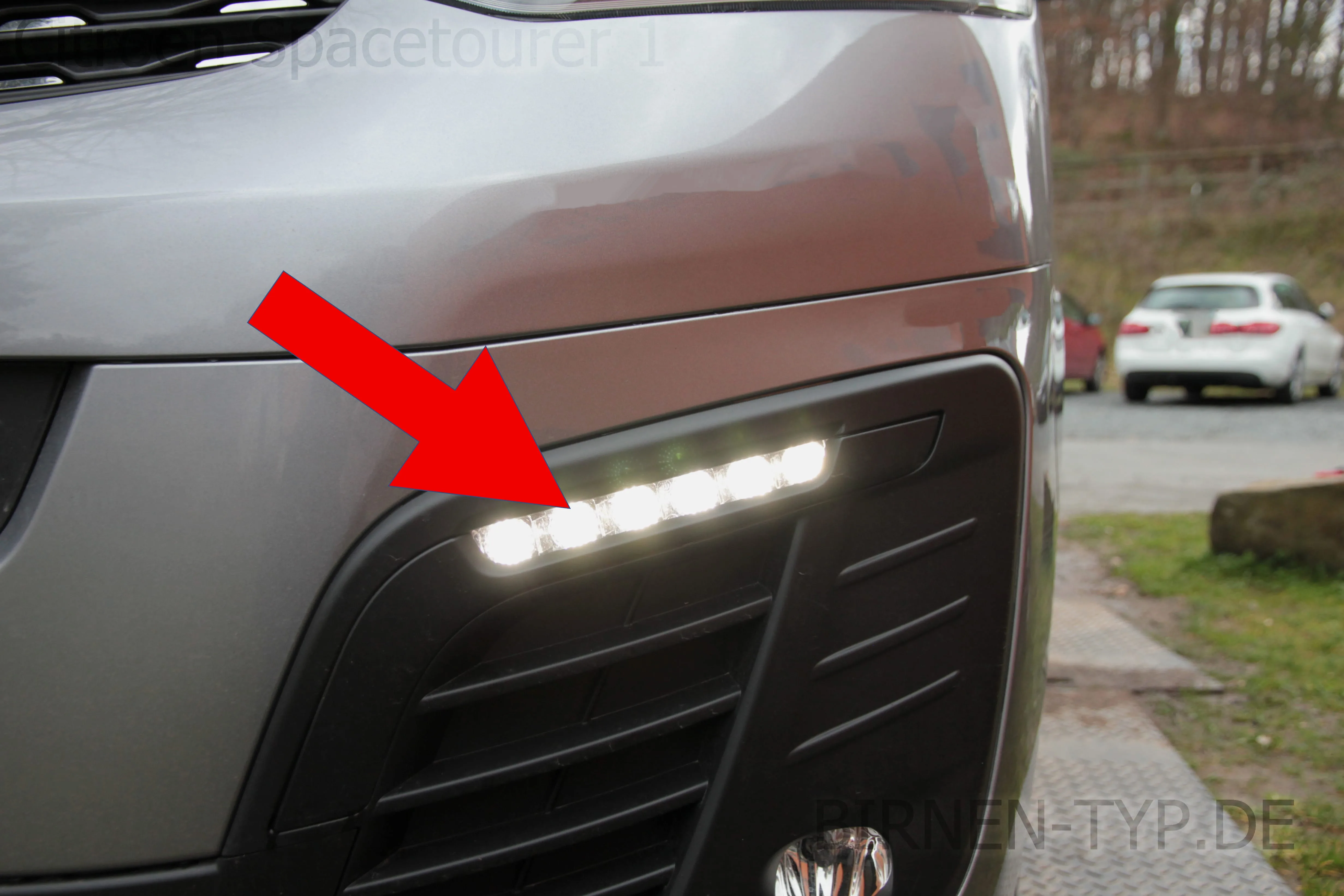 Tagfahrlicht des Citroën Spacetourer