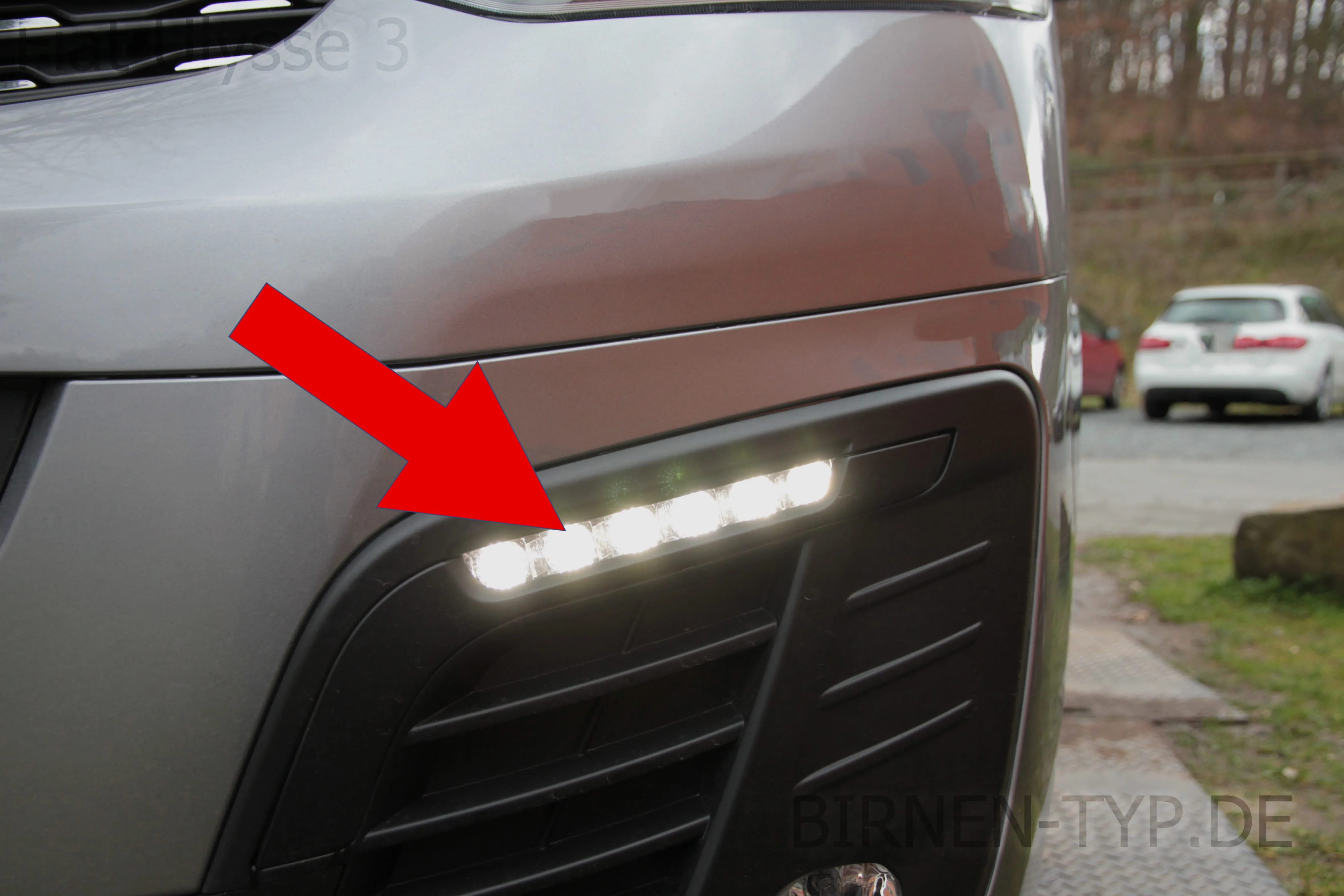 Tagfahrlicht des Fiat Ulysse