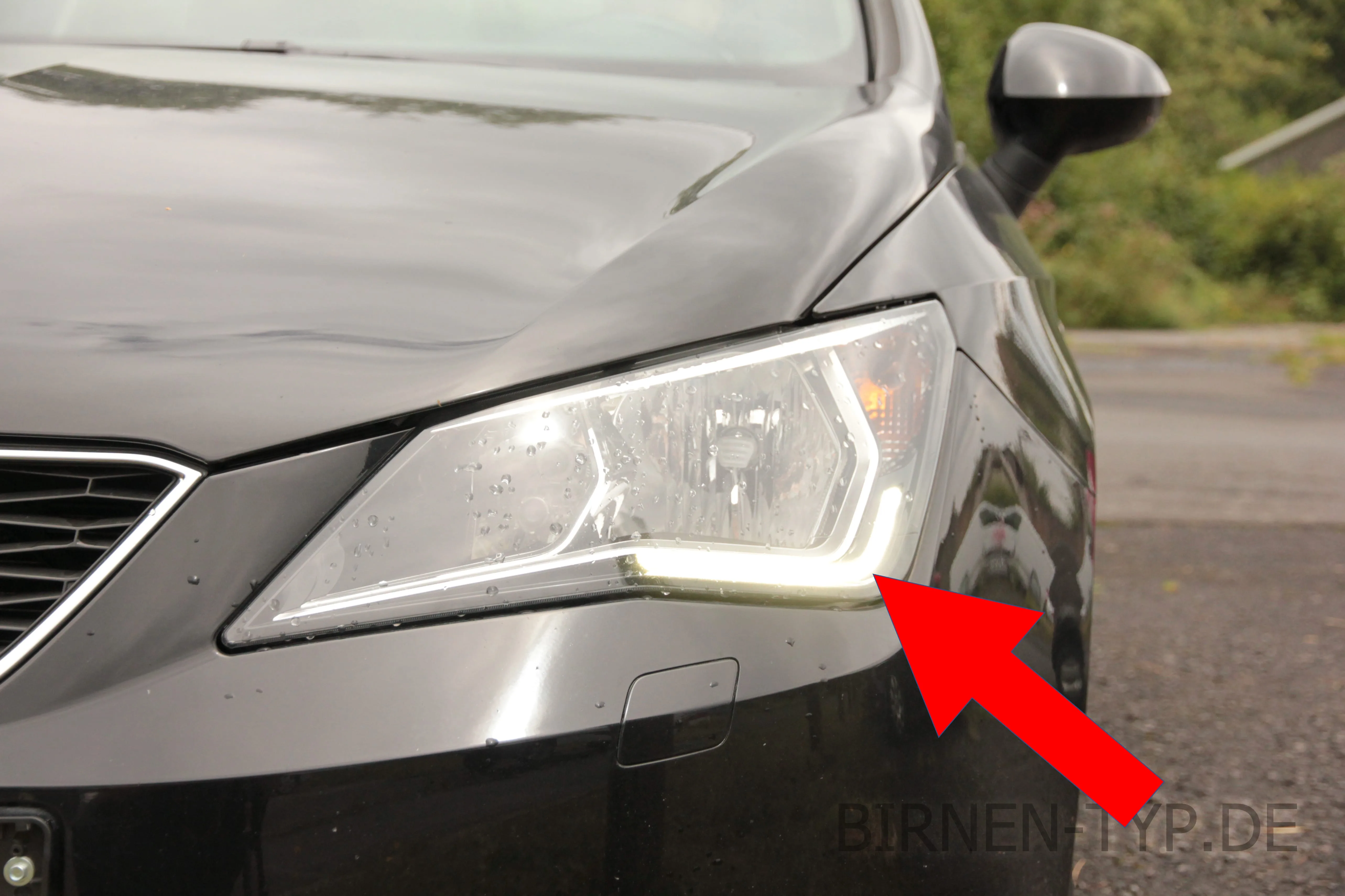 Tagfahrlicht des Seat Ibiza