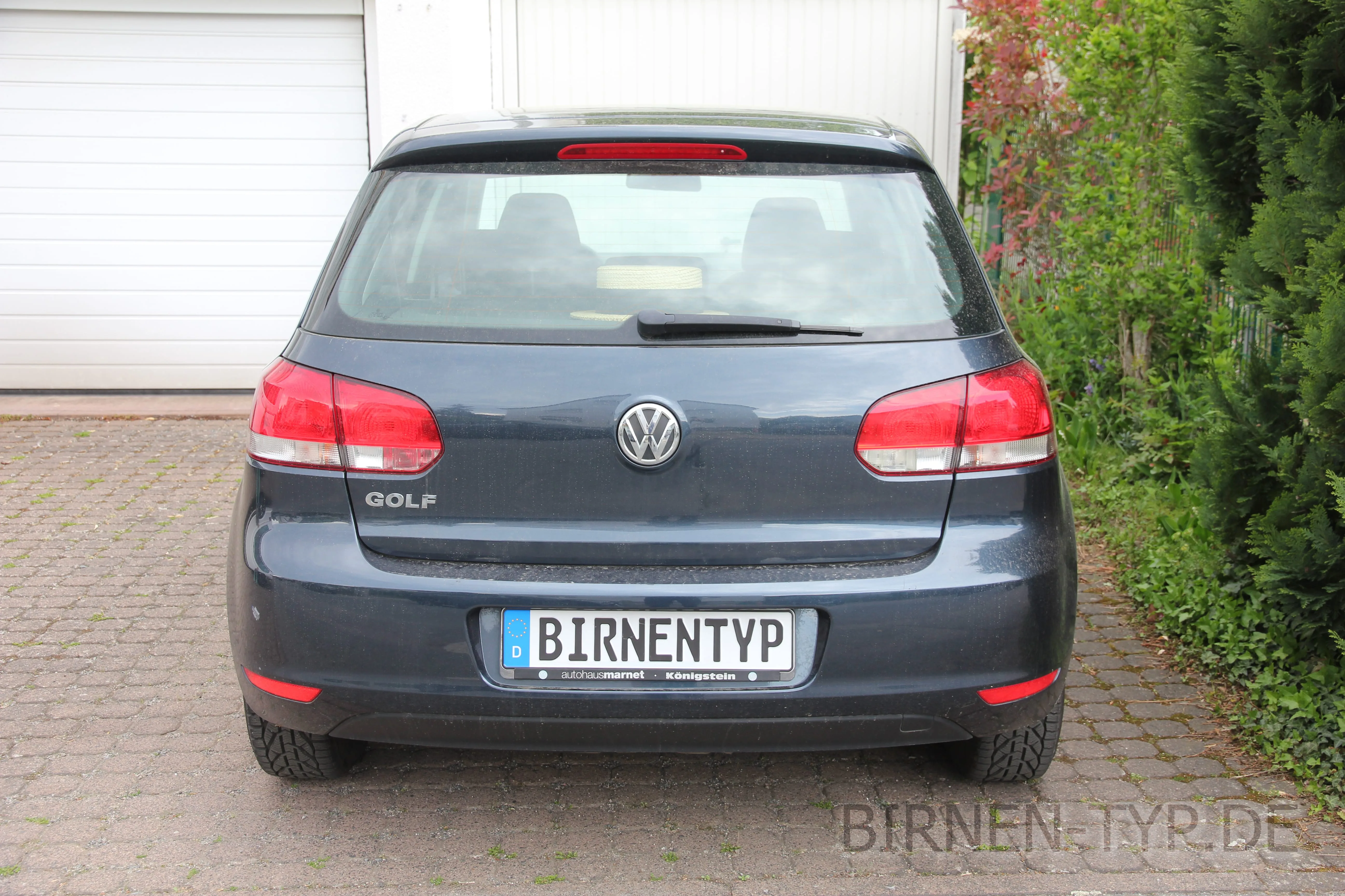 Heck-Ansicht des VW Golf 6