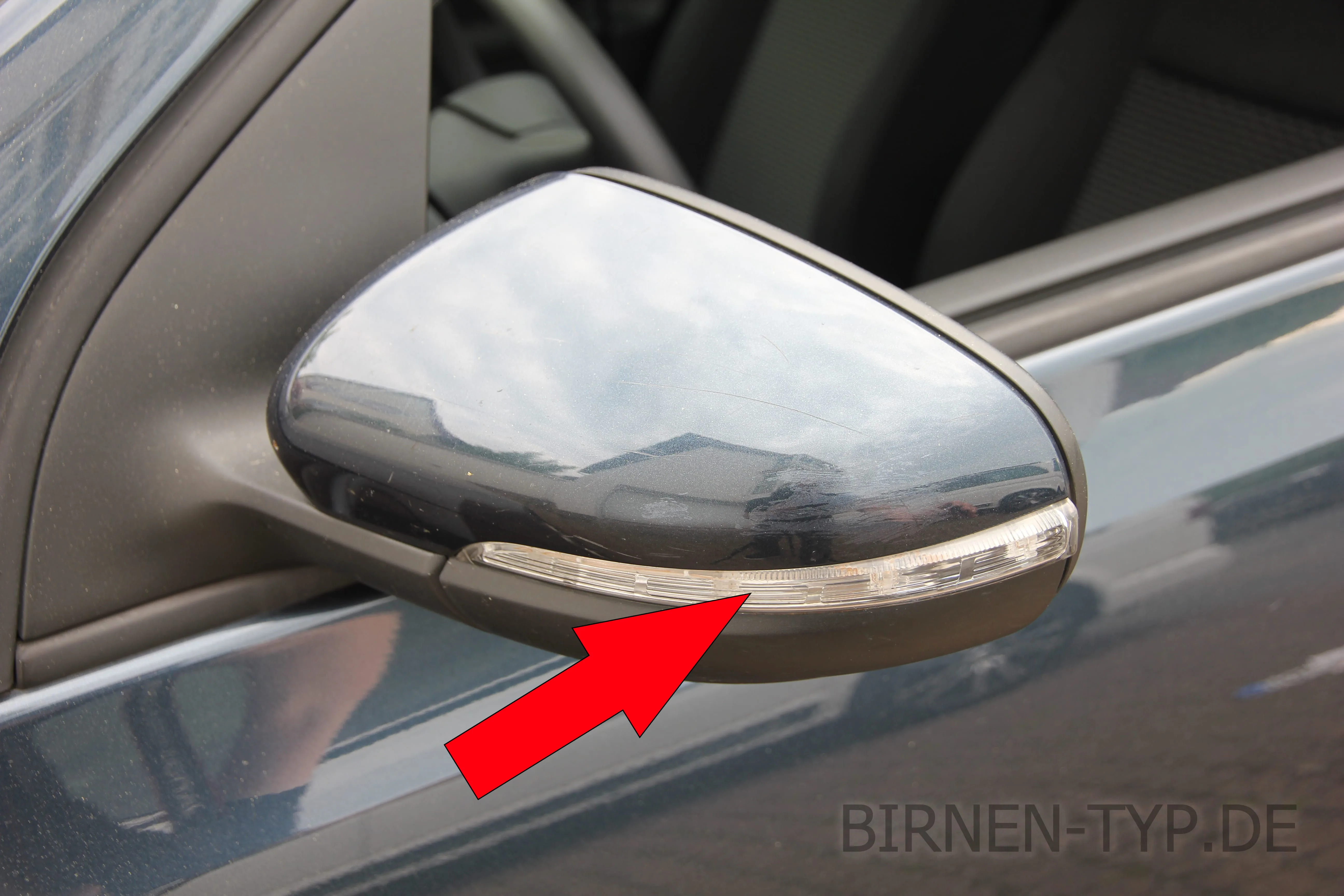 Seitenblinker des VW Golf 6