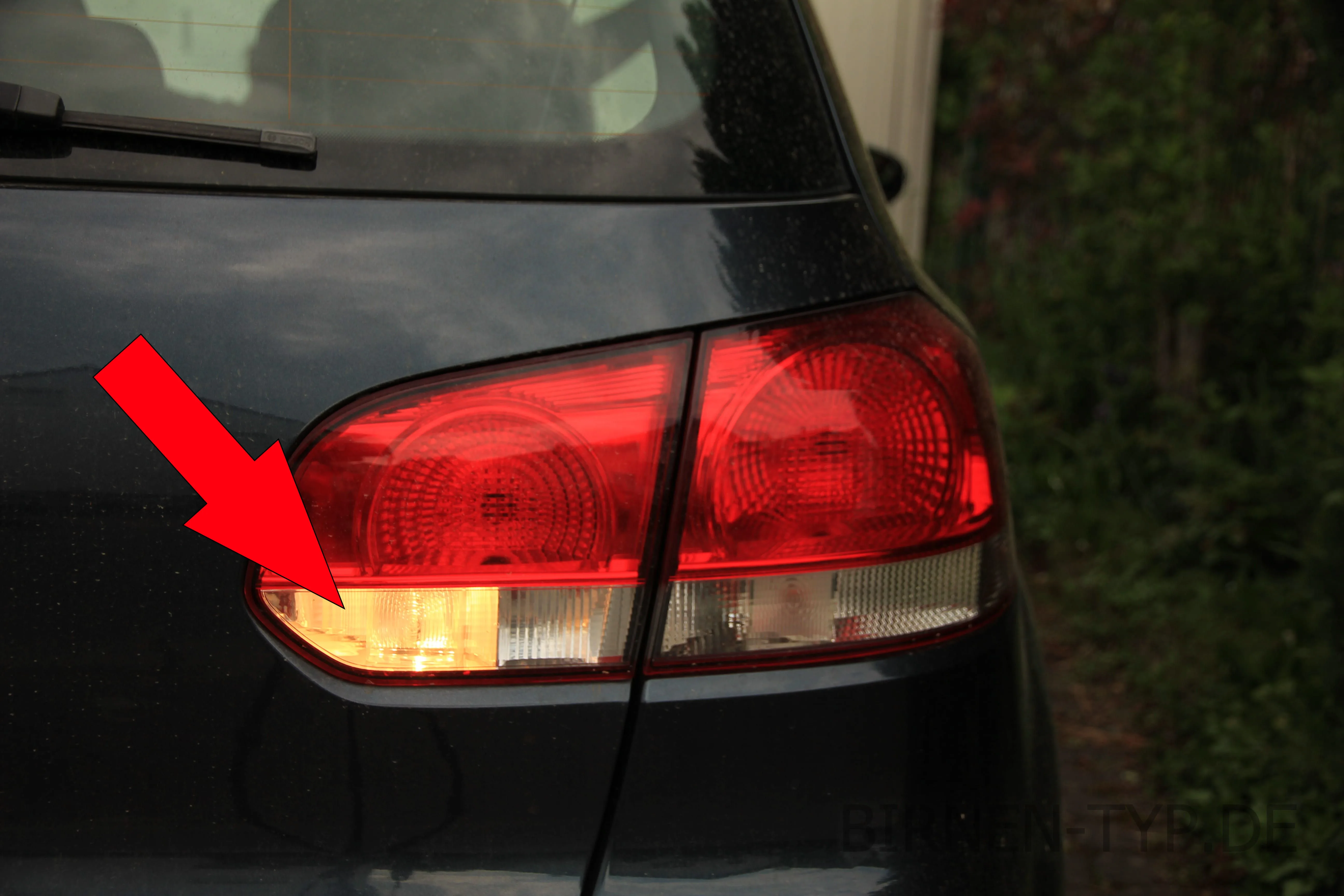 Rückfahrlicht am VW Golf 6