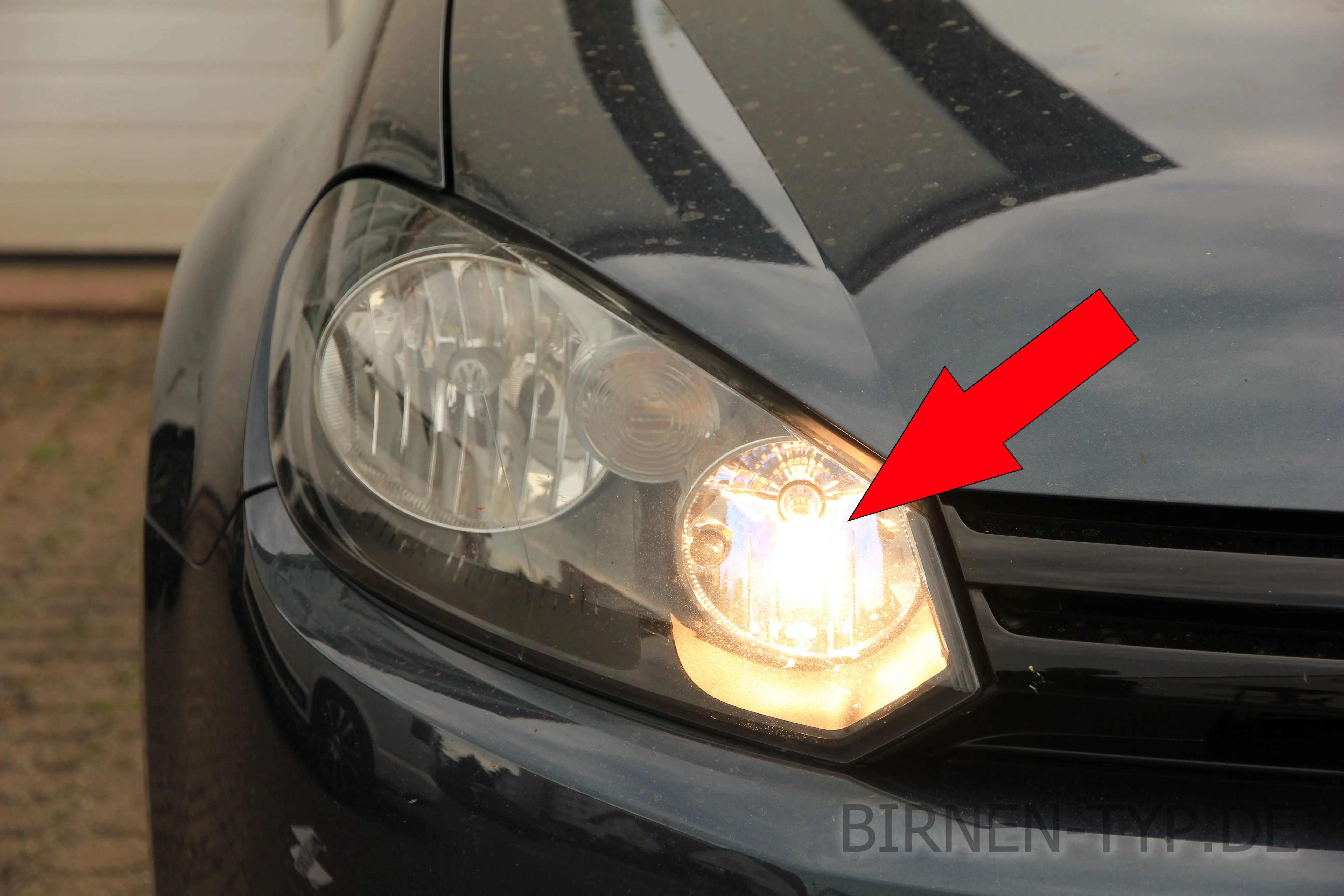 Fernlicht des VW Golf 6 — VALEO (E9 5813)