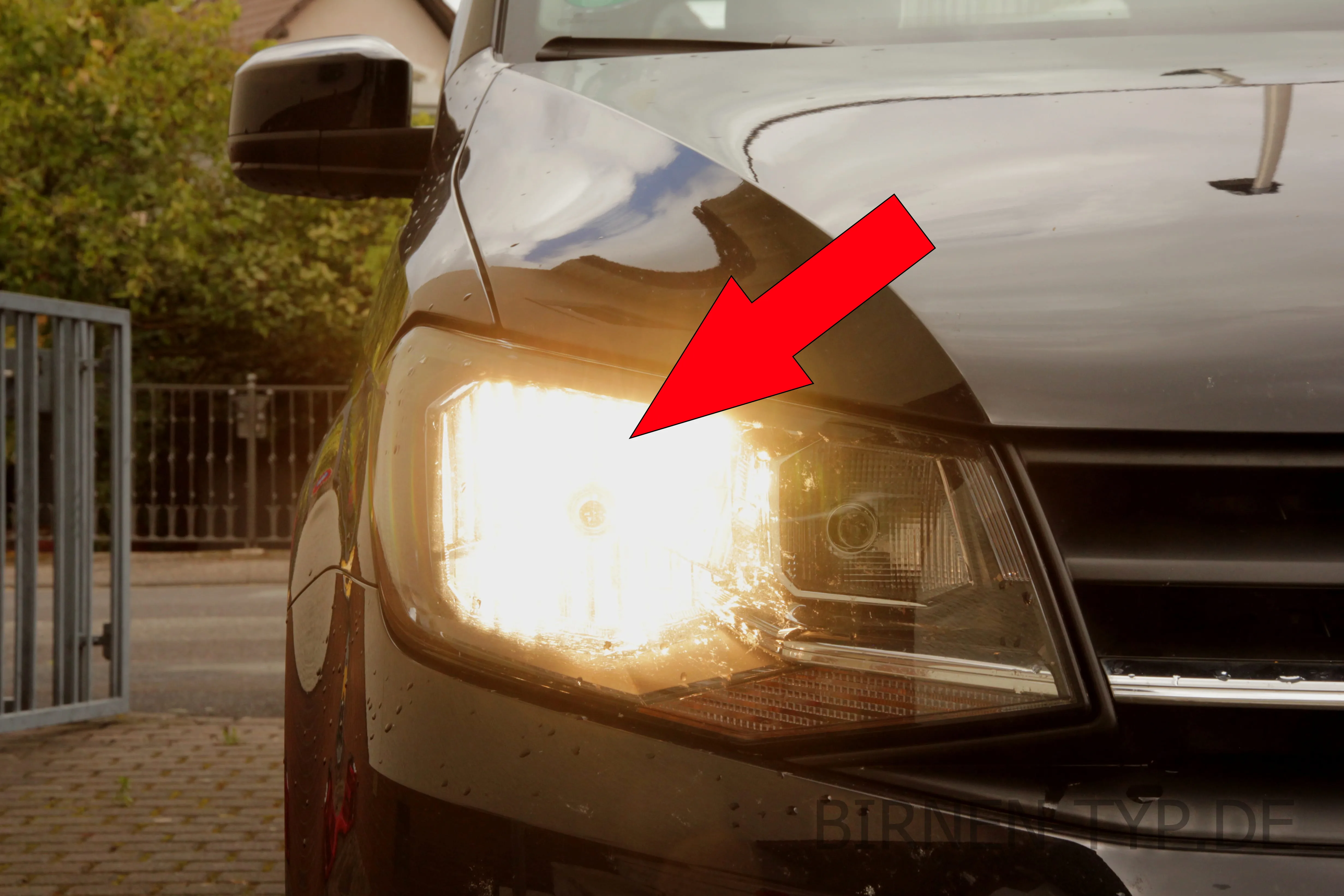 Fernlicht des VW Caddy 4