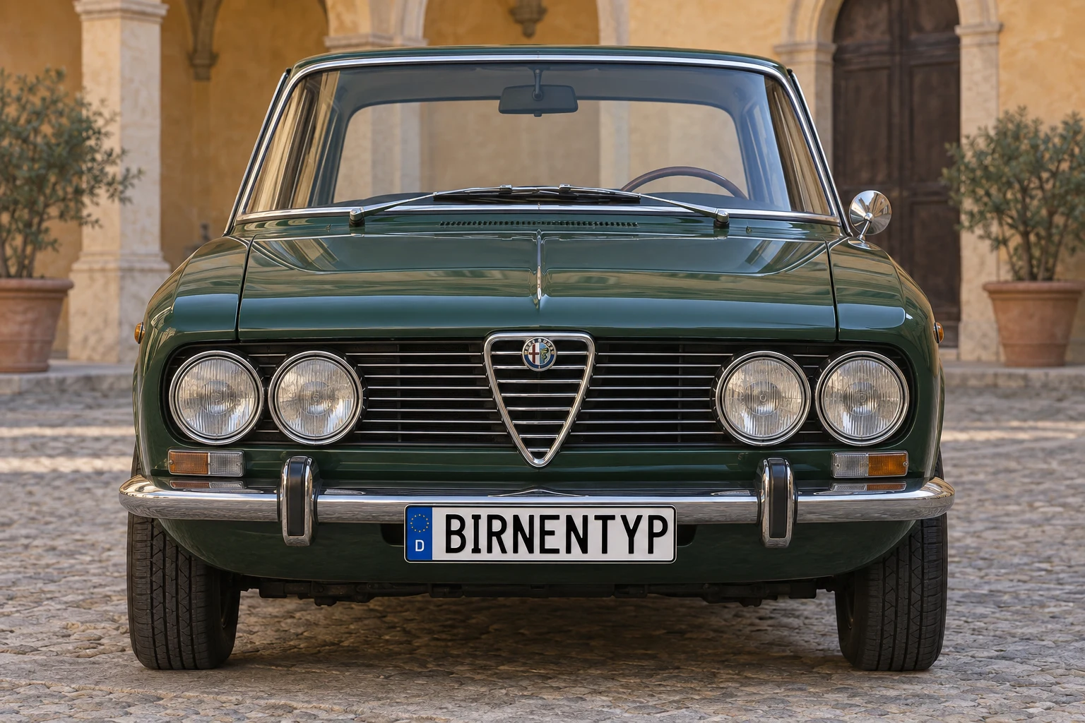 Alfa Romeo 1750 / 2000 1 (mit KI erzeugt)