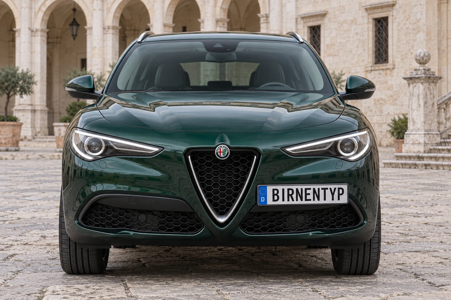 Alfa Romeo Stelvio 1 (mit KI erzeugt)
