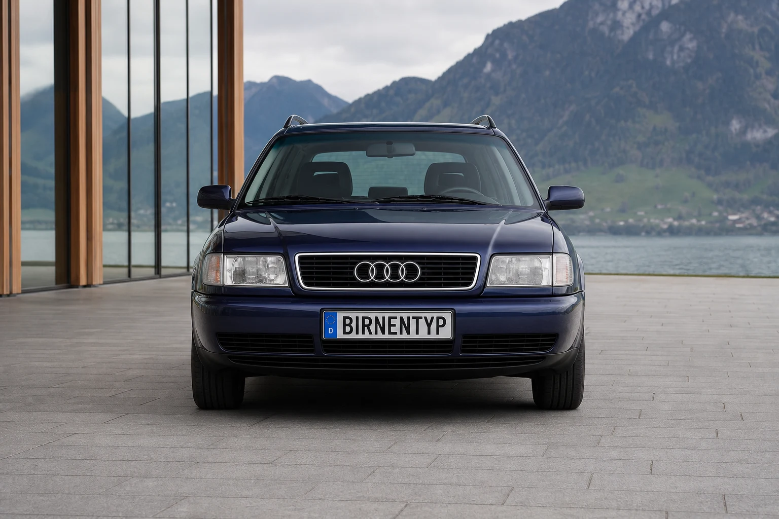 Frontansicht des Audi 100 4 (Avant / Kombi) (mit KI erzeugt)