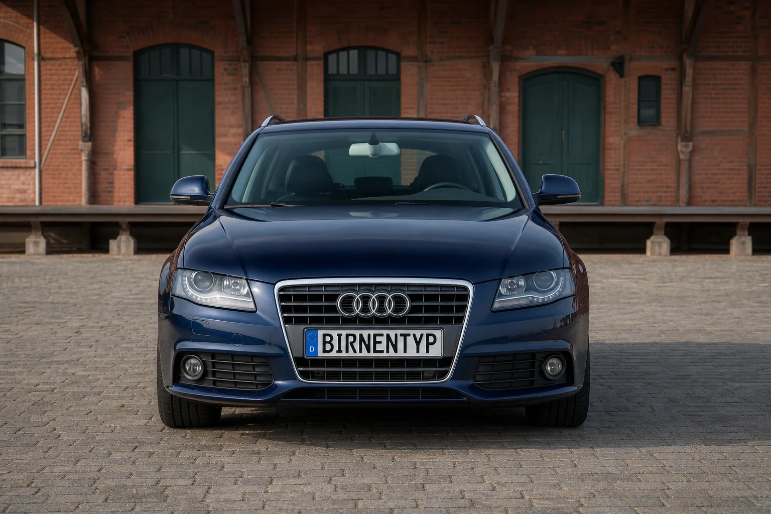 Frontansicht des Audi A4 4. Gen (Avant / Kombi, Allroad quattro) (mit KI erzeugt)