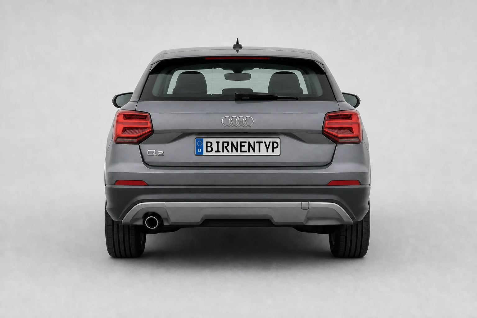 Heck-Ansicht des Audi Q2 1