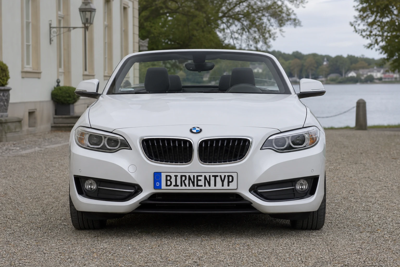 Frontansicht des BMW 2er 1 (Cabriolet) (mit KI erzeugt)