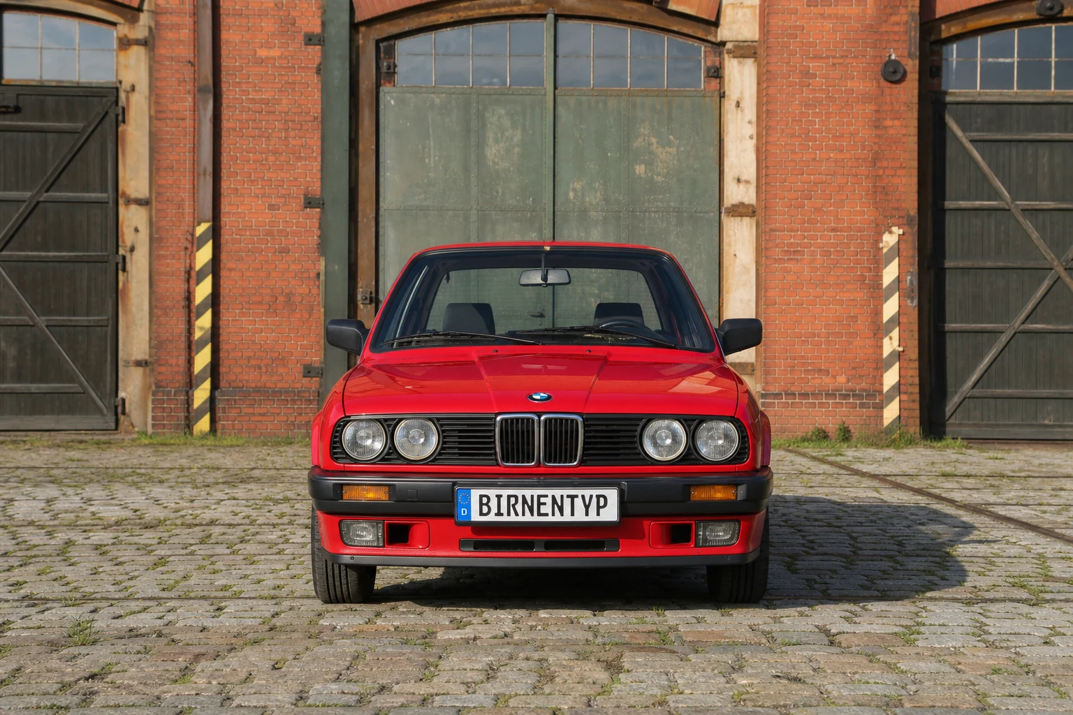 Frontansicht des BMW 3er (Limousine (2- und 4-türig)) (mit KI erzeugt)