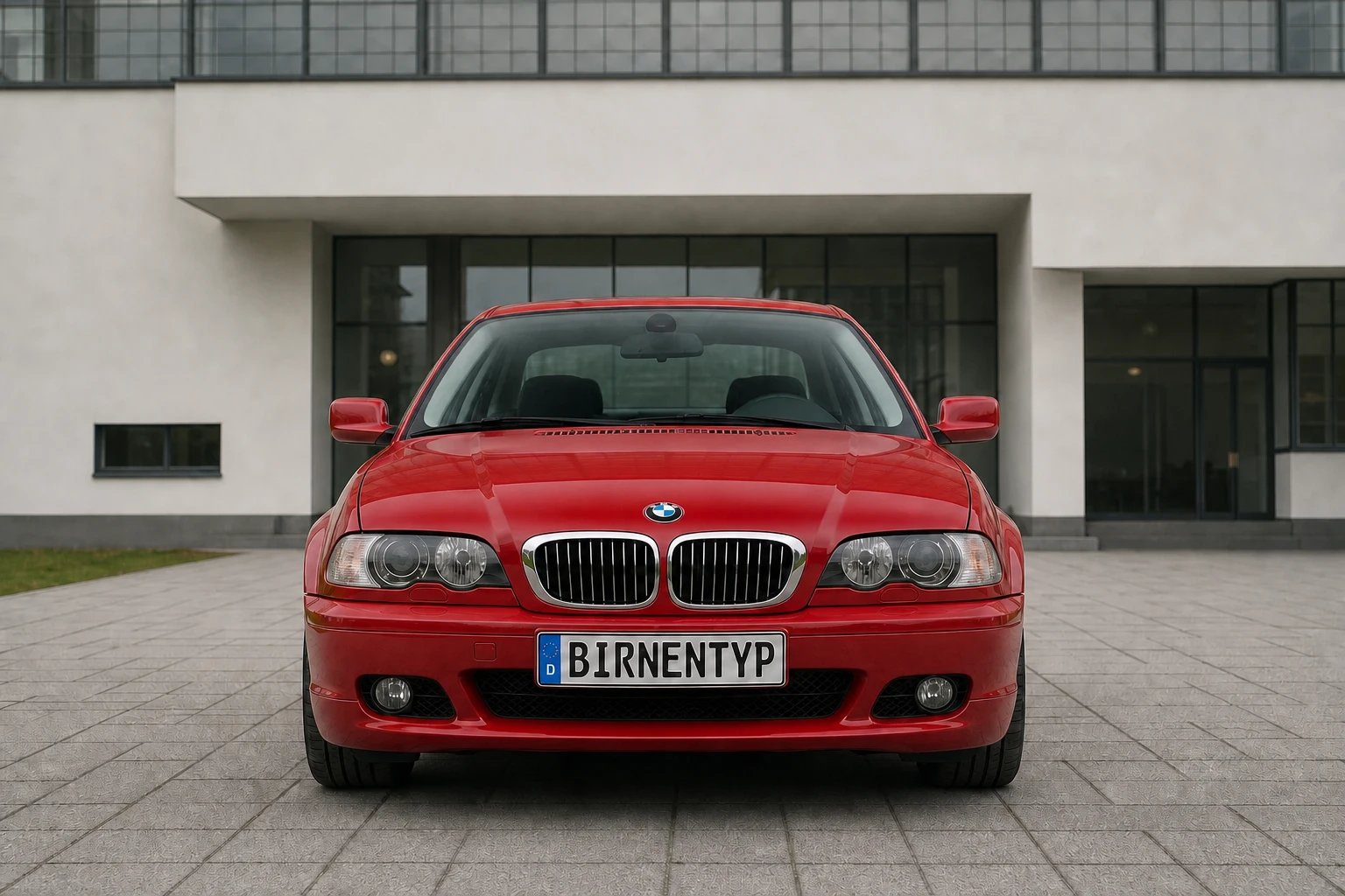 Frontansicht des BMW 3er 4. Gen (Coupé) (mit KI erzeugt)
