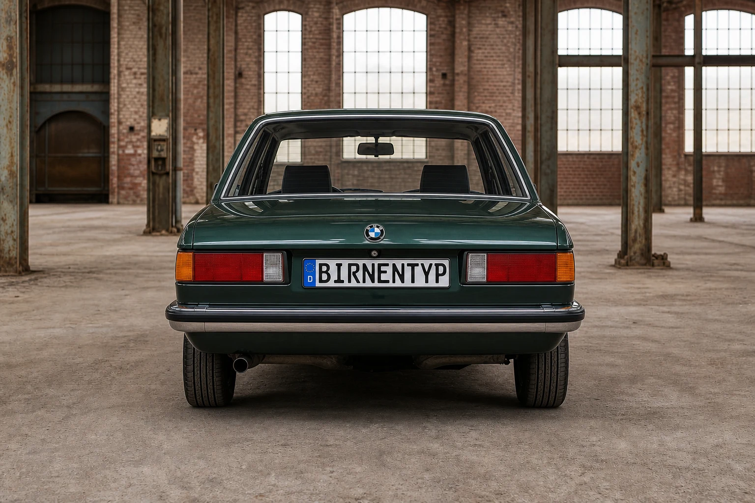 Heck-Ansicht des BMW 3er 1