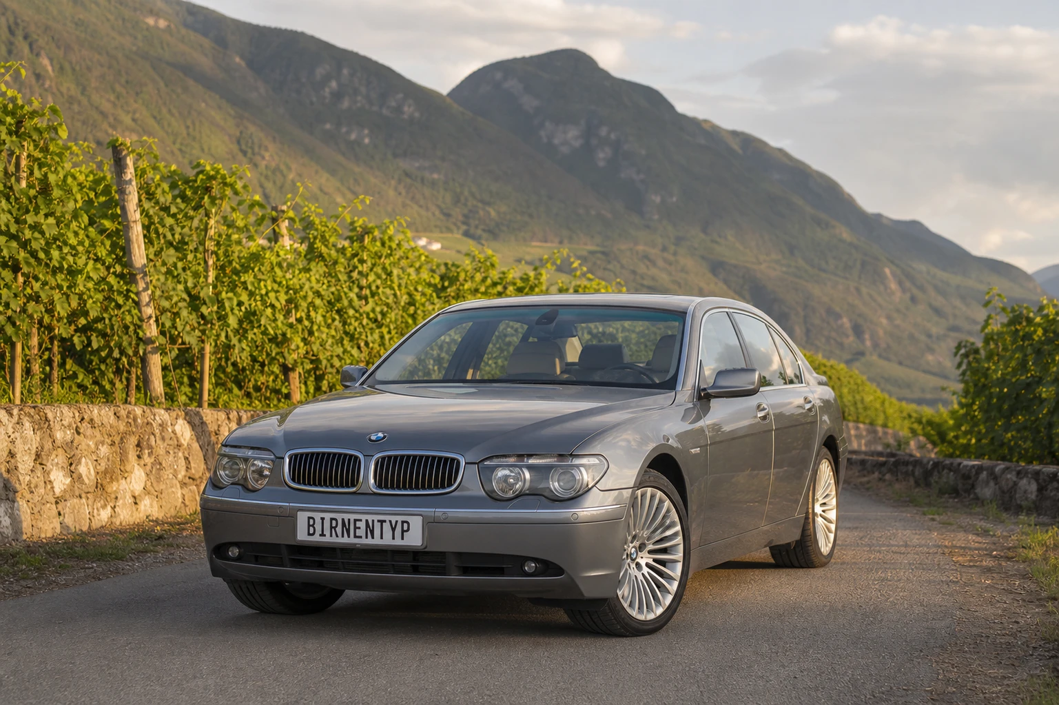 Frontansicht des BMW 7er 4 (mit KI erzeugt)