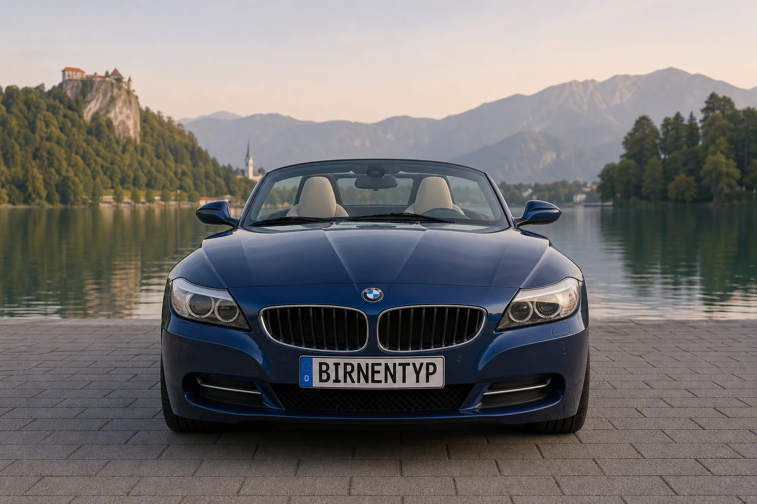 Frontansicht des BMW Z4 2 (mit KI erzeugt)