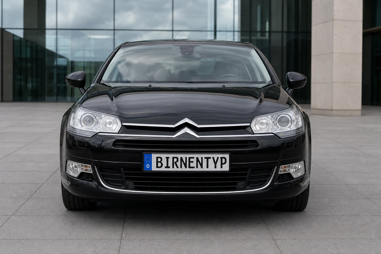Frontansicht des Citroën C5 2 (mit KI erzeugt)