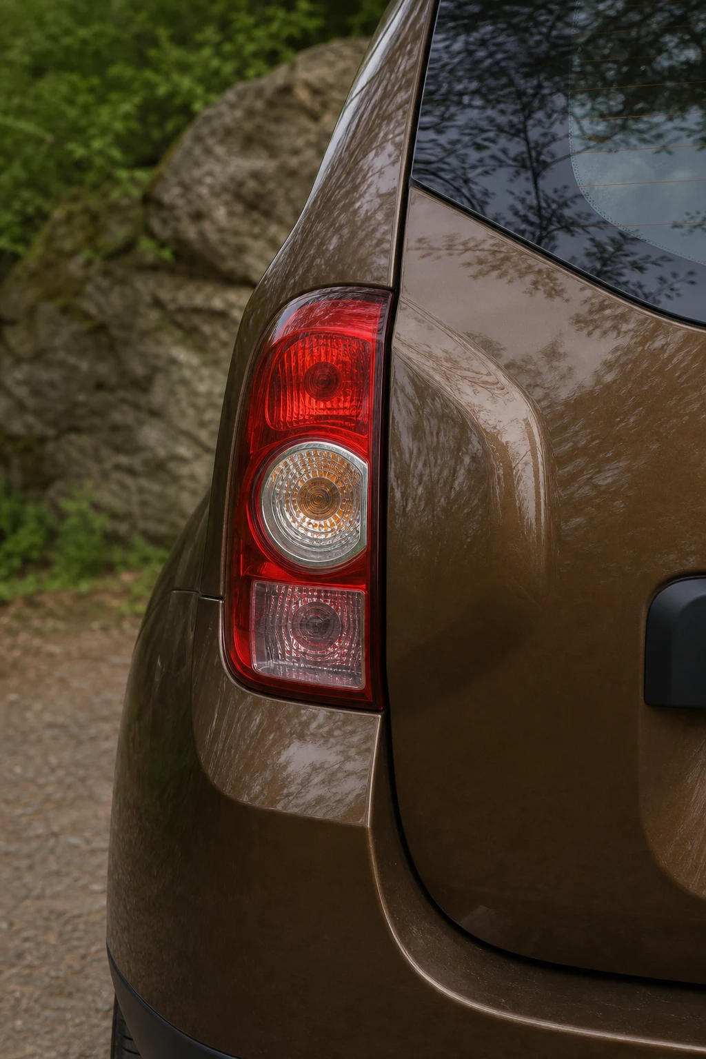 Schlusslicht des Dacia Duster 1. Gen