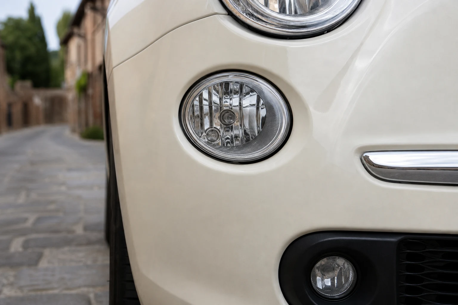 Fernlicht des Fiat 500 1. Gen