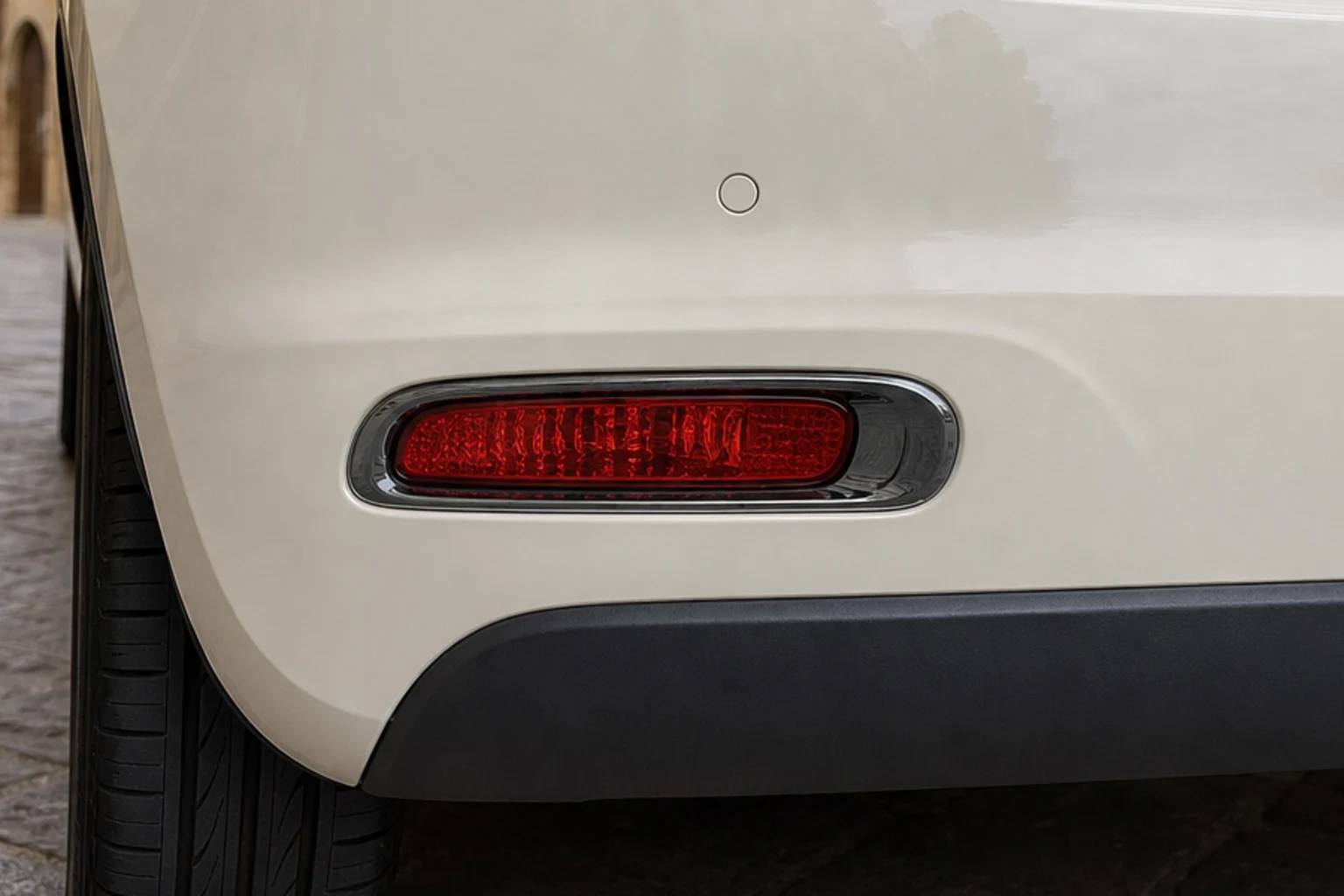 Nebelschlussleuchte des Fiat 500 1. Gen