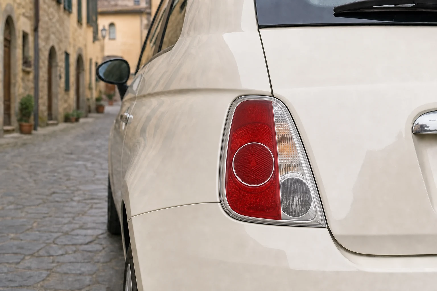Schlusslicht des Abarth 500 / 595 / 695 1