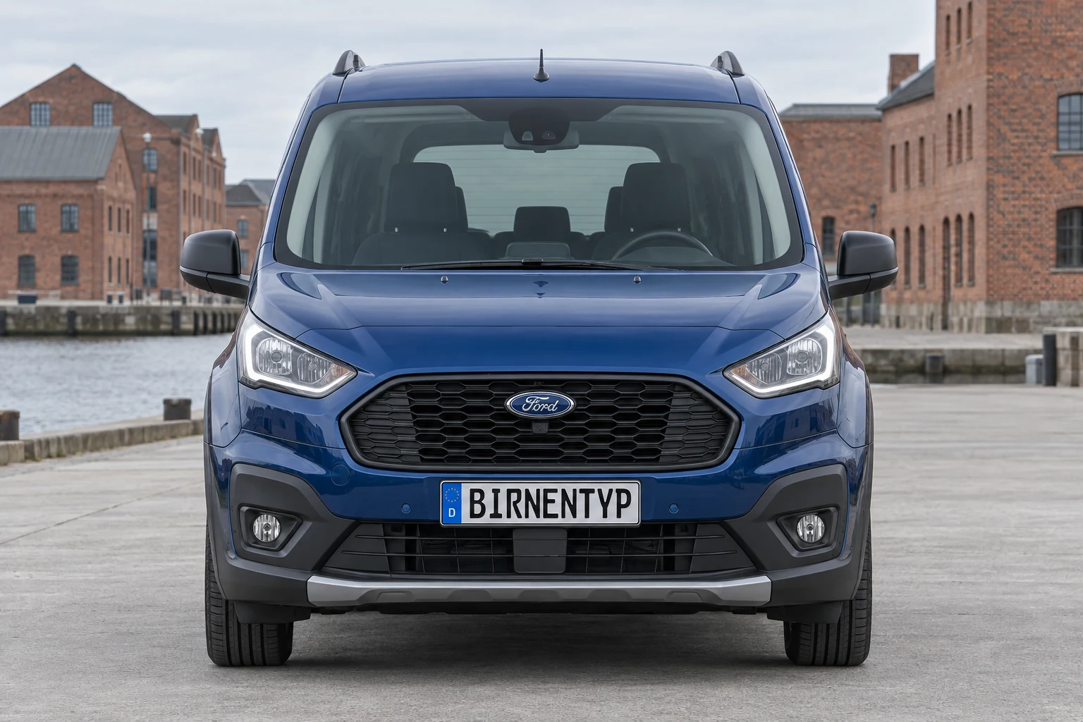 Frontansicht des Ford Tourneo Connect 2 (Active (Crossover-Look)) (mit KI erzeugt)