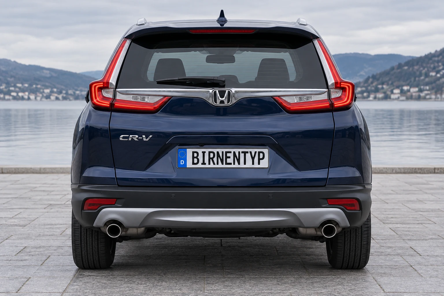 Heck-Ansicht des Honda CR-V 5 (mit KI erzeugt)