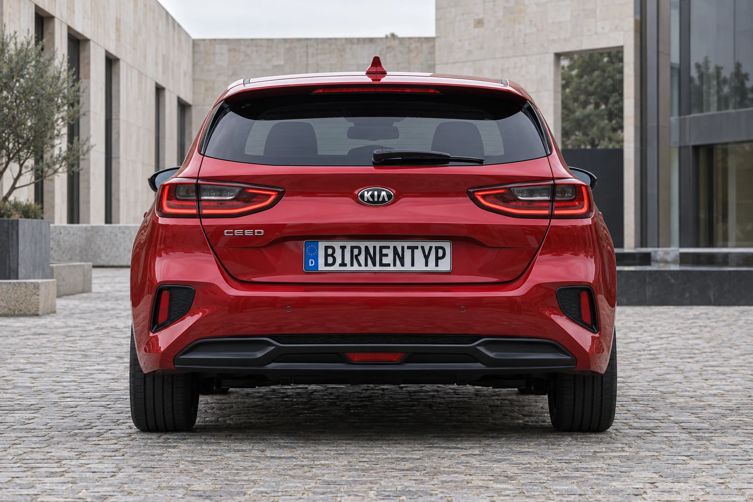 Heck-Ansicht des Kia Cee´d 3 (mit KI erzeugt)