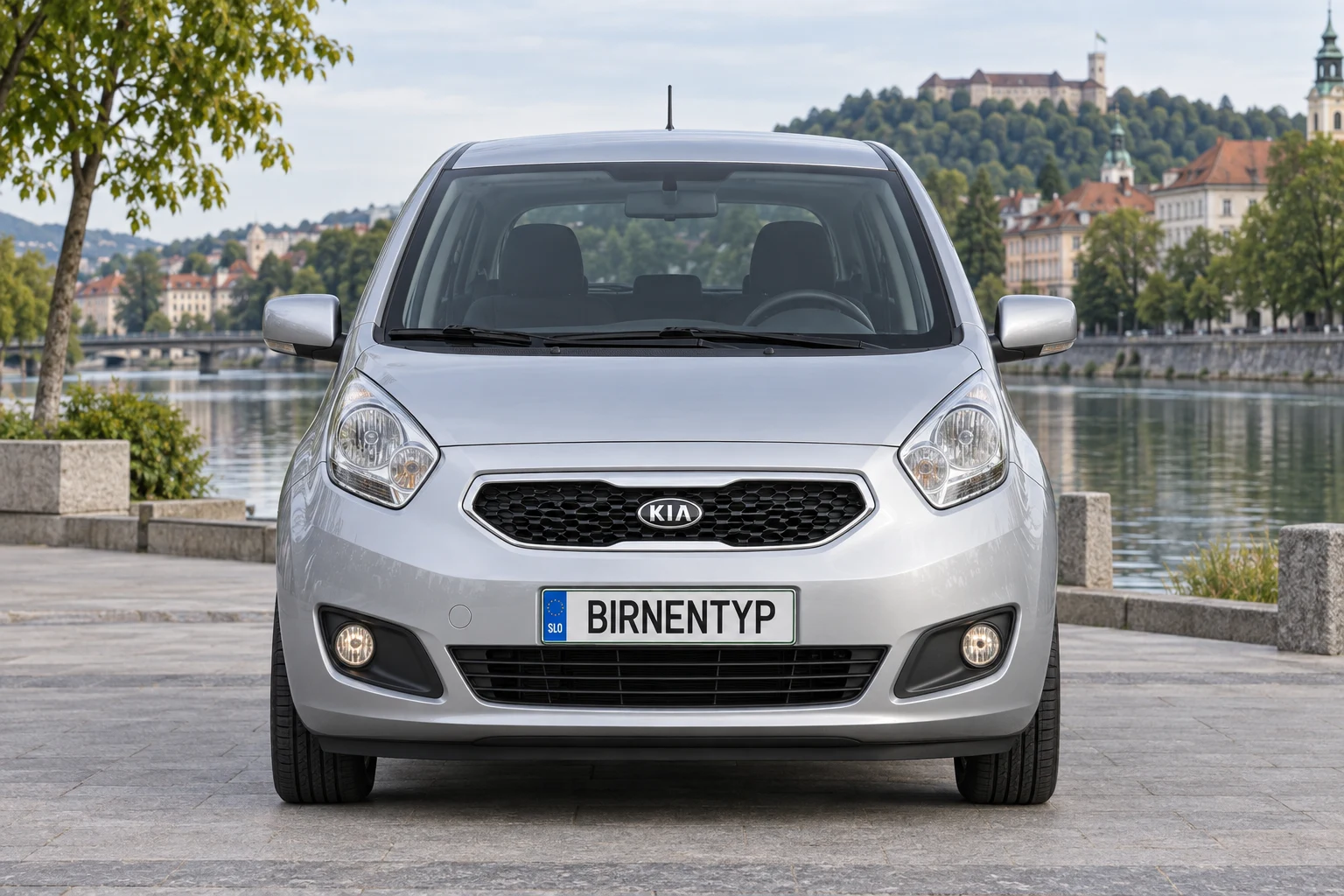 Kia Venga (mit KI erzeugt)
