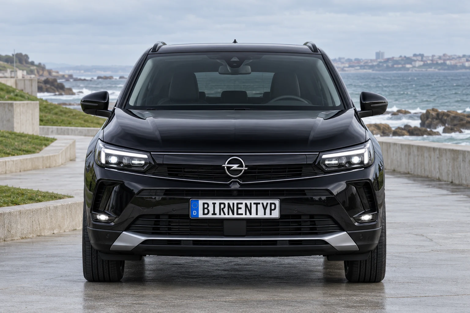Frontansicht des Opel Grandland / Grandland X 2 (mit KI erzeugt)