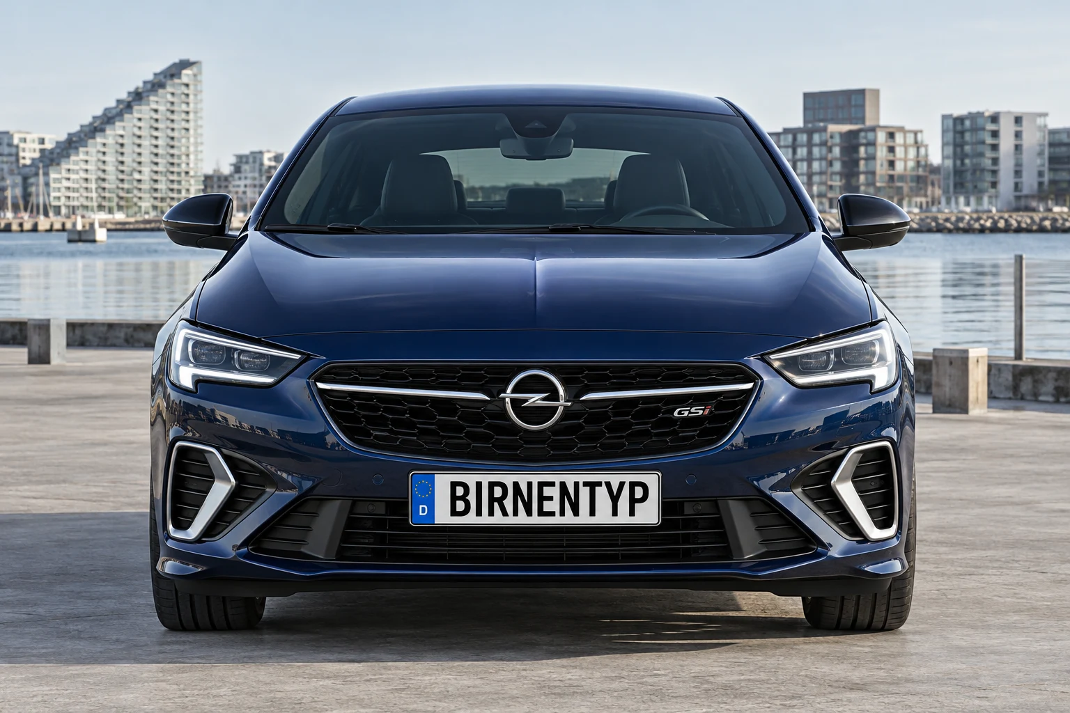 Frontansicht des Opel Insignia B (GSi) (mit KI erzeugt)
