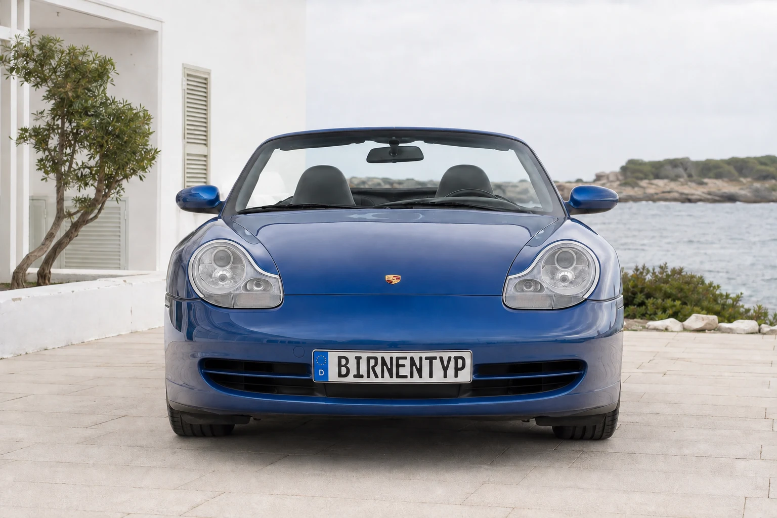 Frontansicht des Porsche 911 5 (Cabriolet) (mit KI erzeugt)