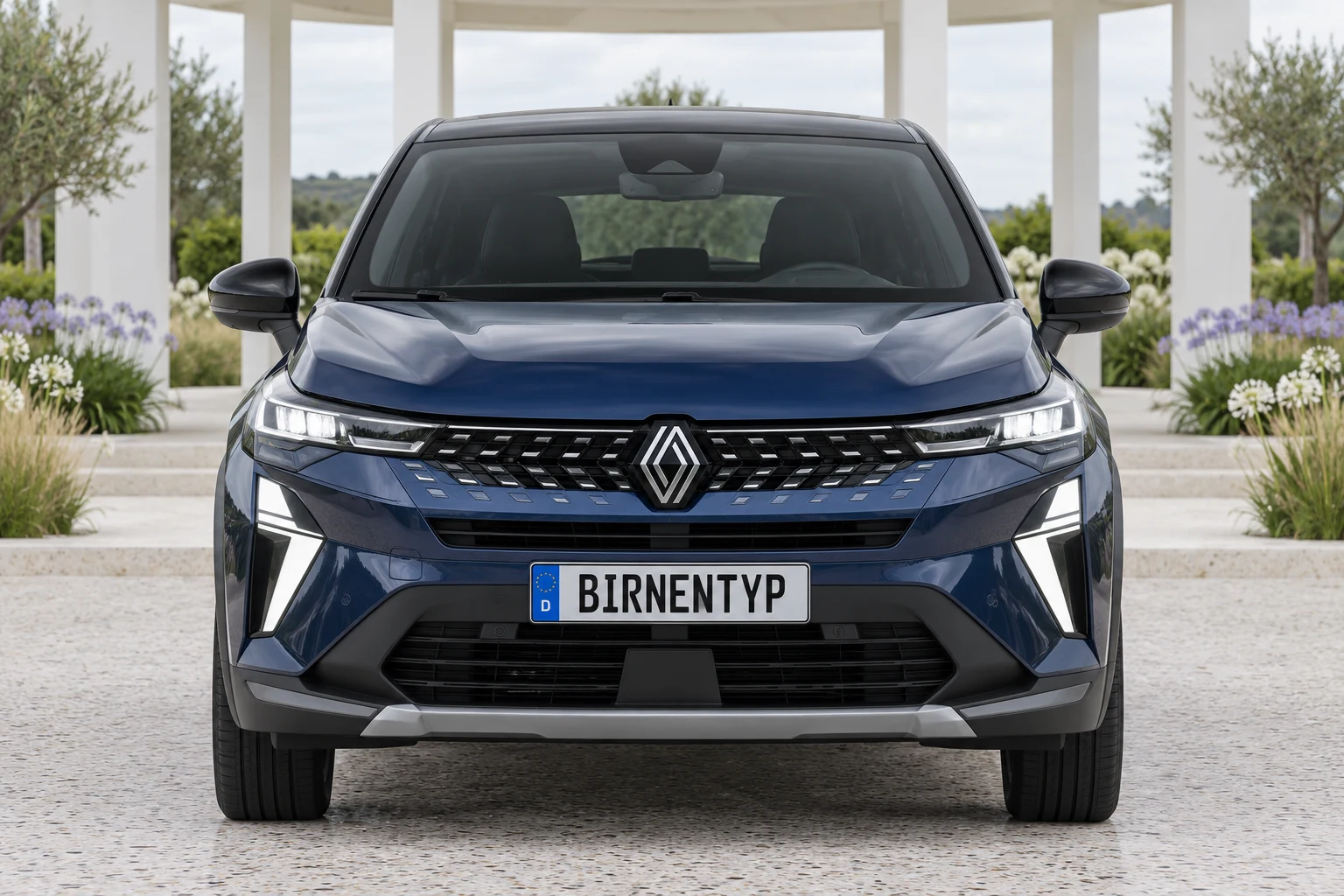 Frontansicht des Renault Captur 2 Facelift (mit KI erzeugt)