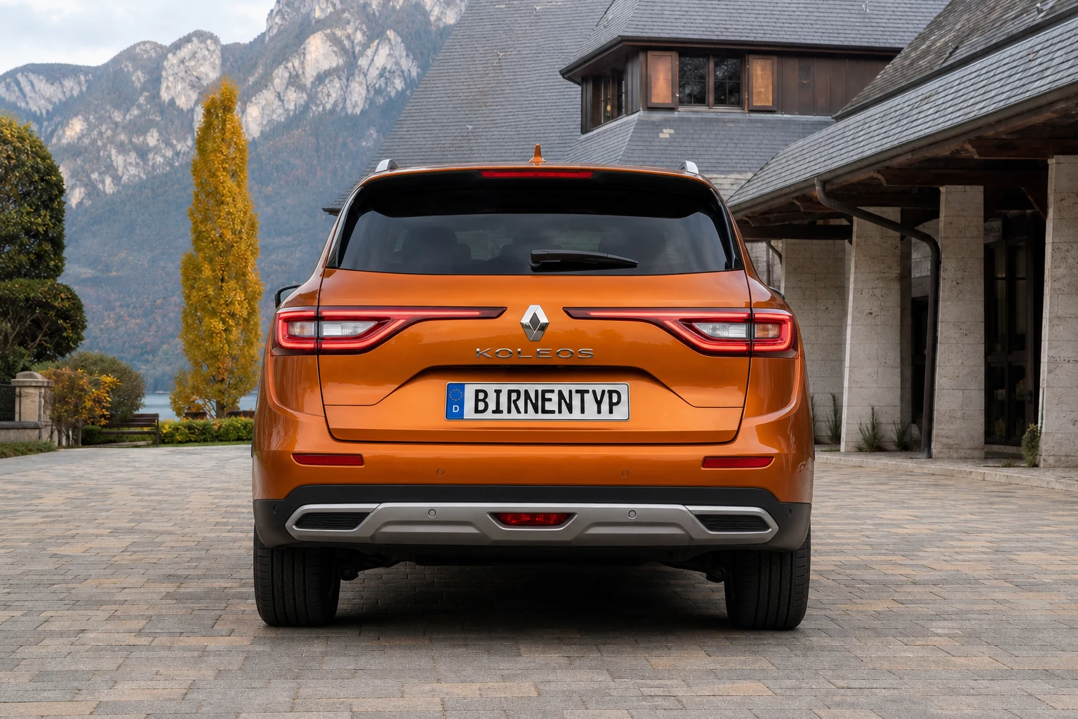 Heck-Ansicht des Renault Koleos 2 (mit KI erzeugt)