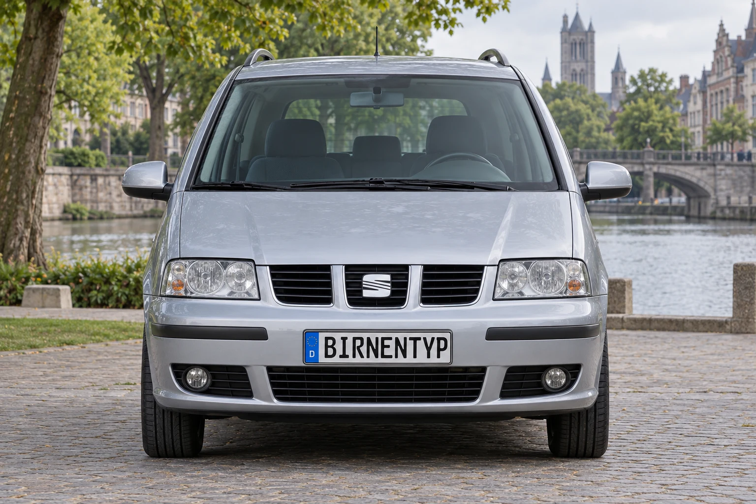 Seat Alhambra 1 Facelift (mit KI erzeugt)