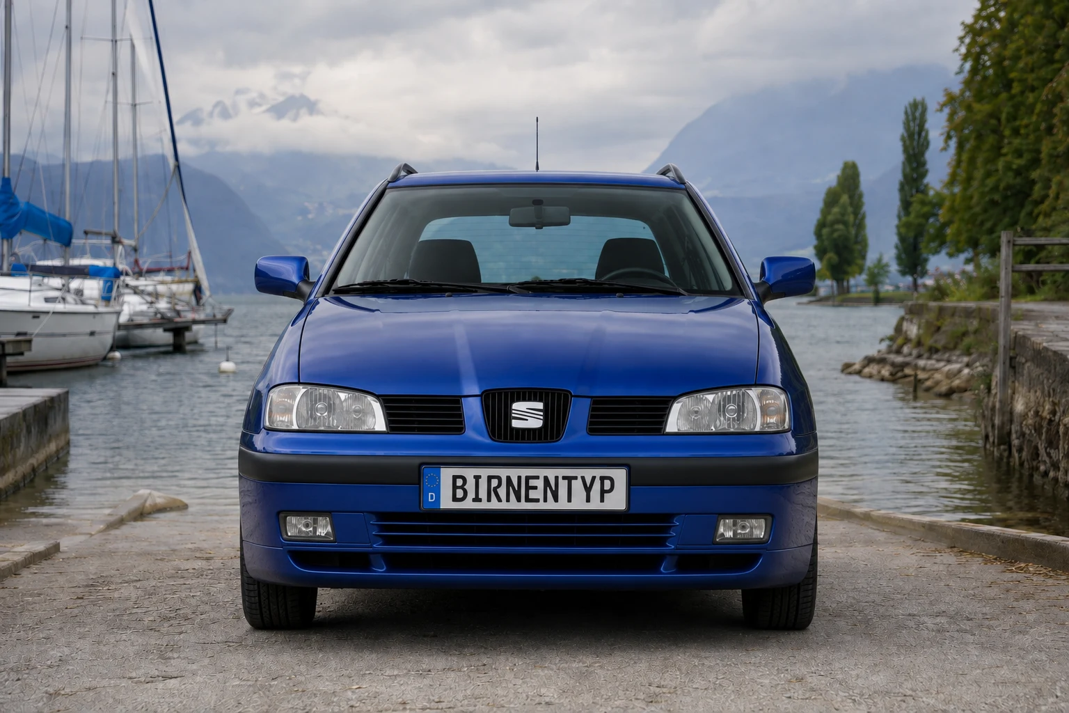 Frontansicht des Seat Cordoba 2 (Kombi (Cordoba Vario)) (mit KI erzeugt)