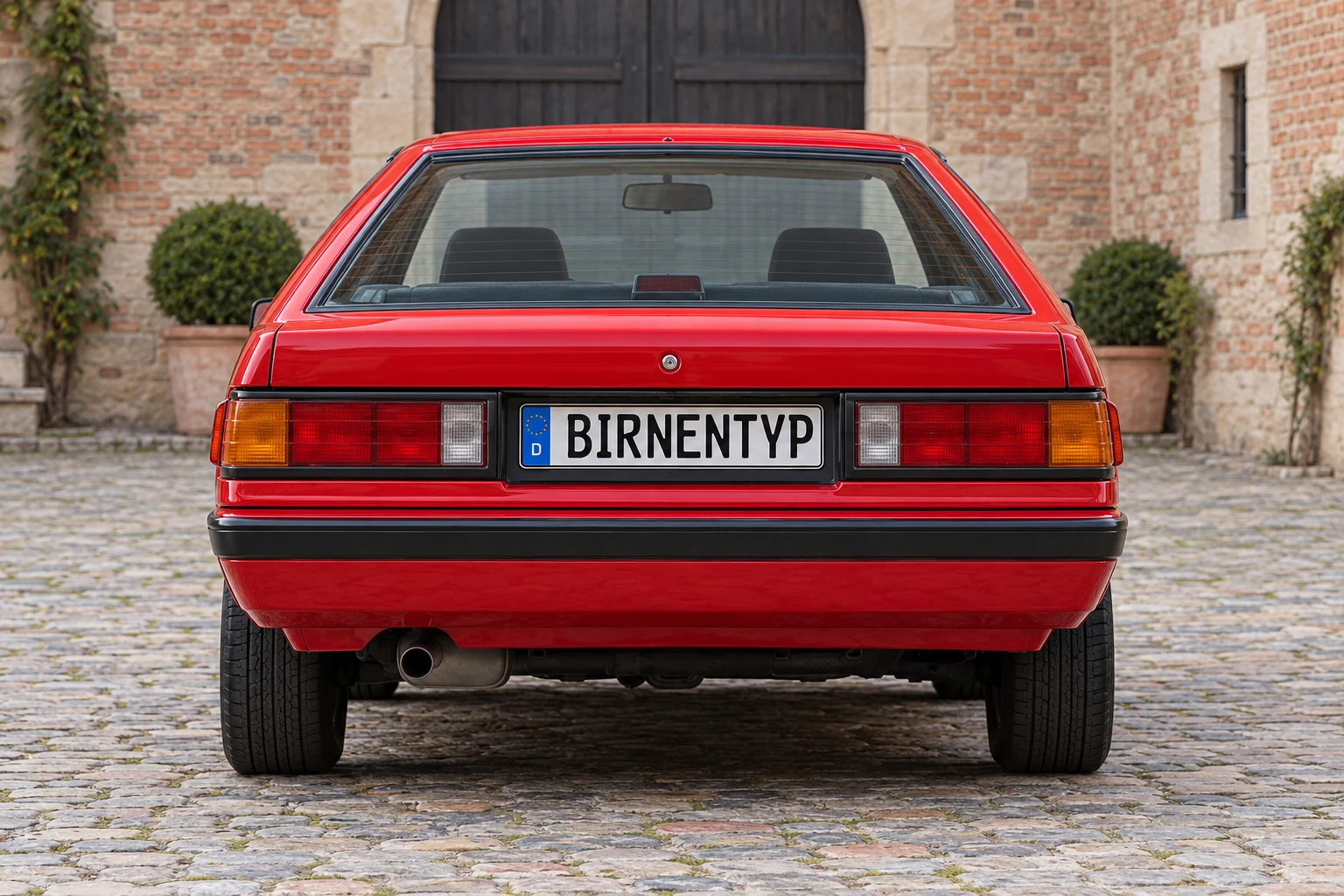 Heck-Ansicht des Toyota Celica 2 (mit KI erzeugt)