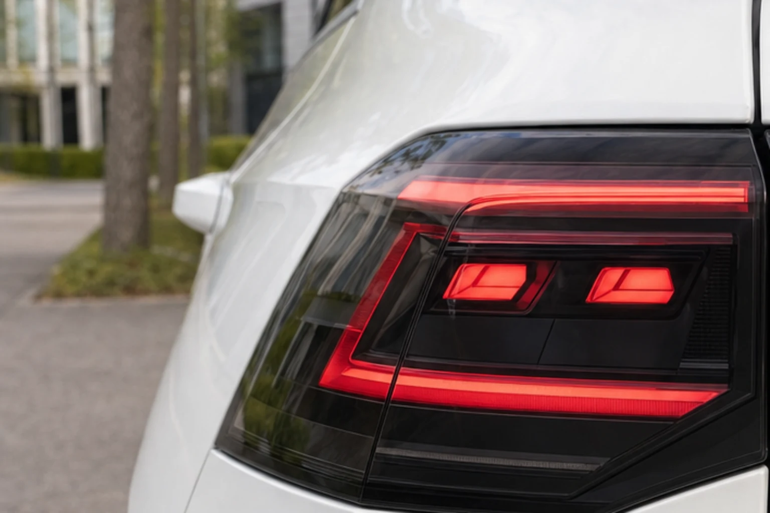 Blinker hinten des VW Golf 8 (mit KI erzeugt)