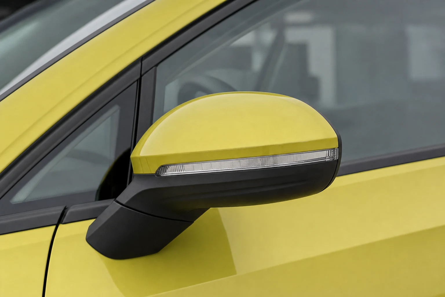 Seitenblinker des VW Golf 8 (mit KI erzeugt)