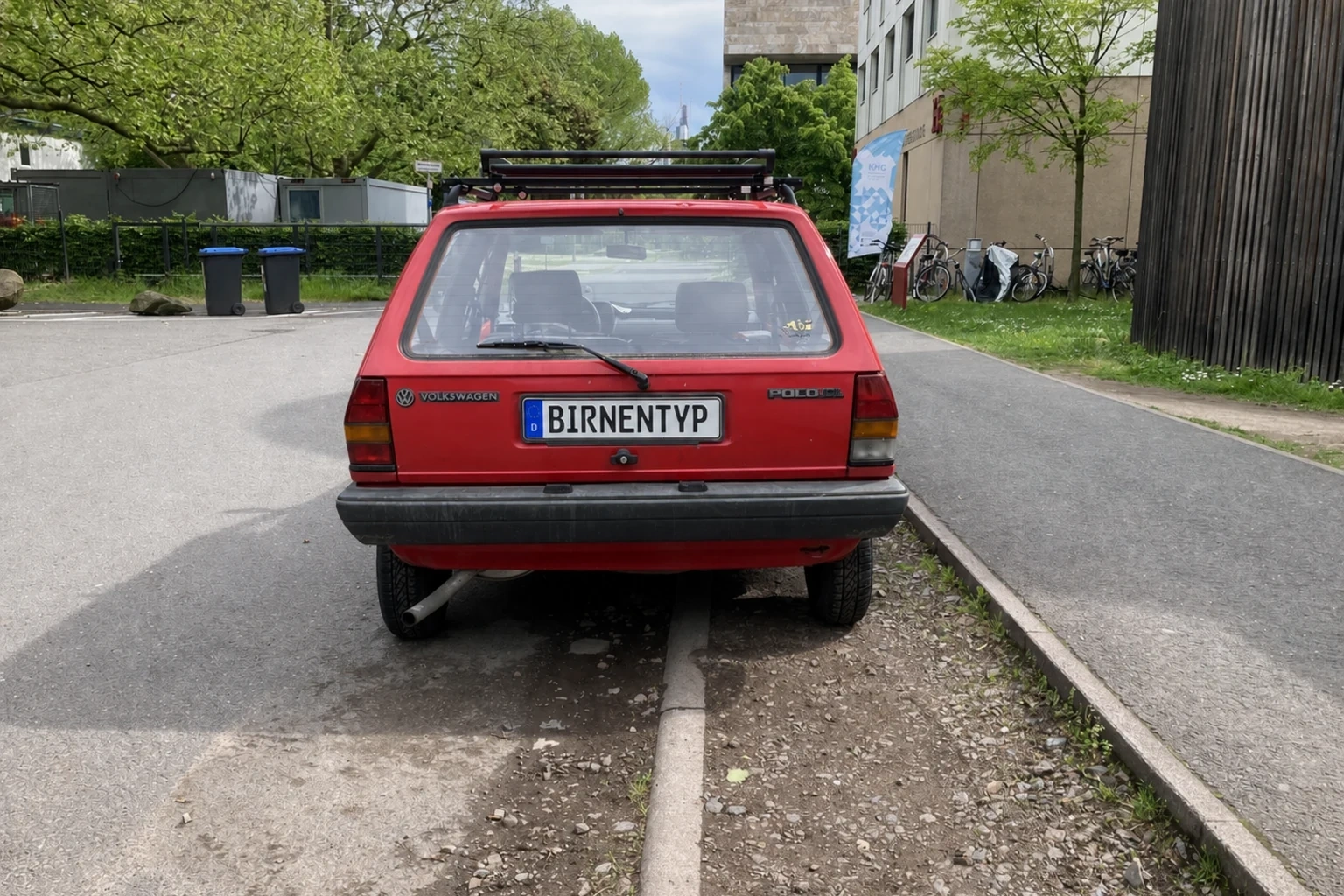 Heck-Ansicht des VW Polo 2