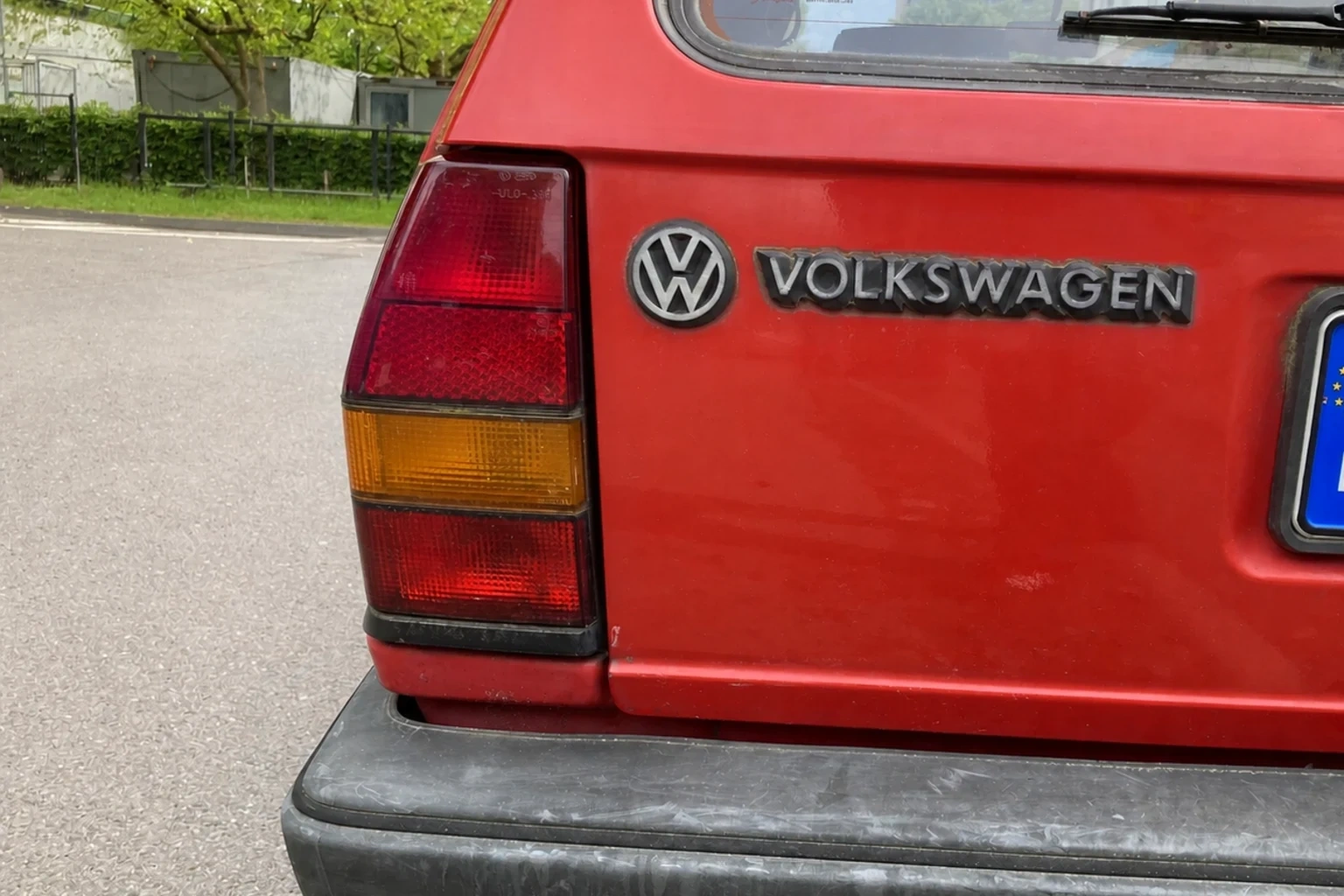 Schlusslicht des VW Polo 2