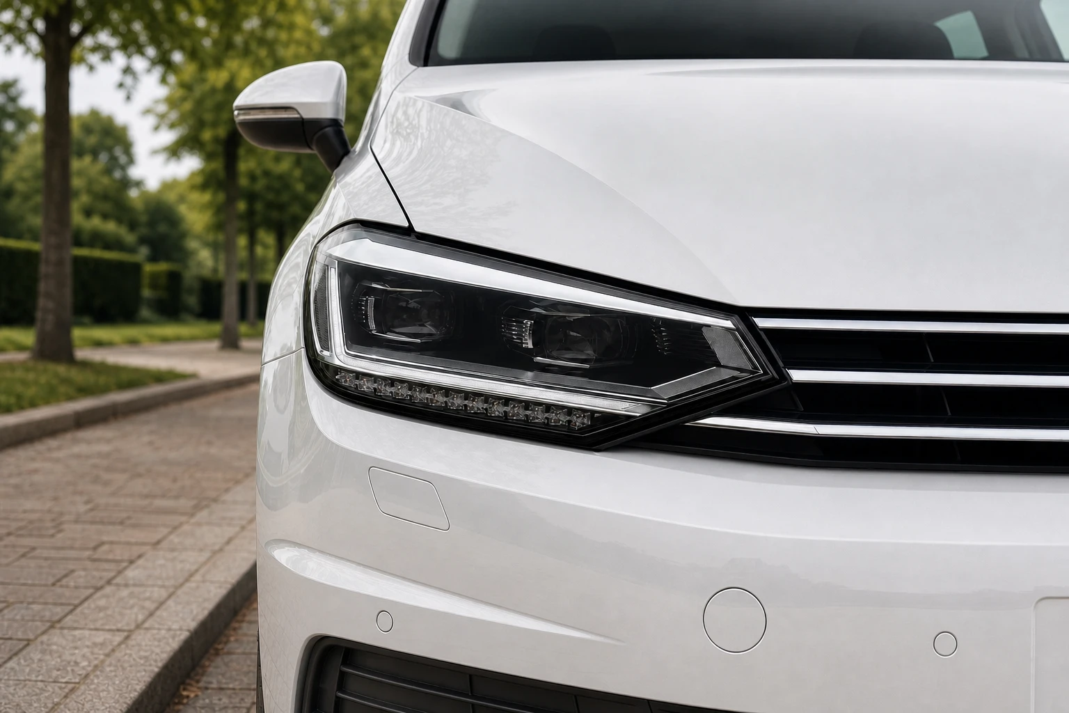 Abblendlicht des VW Touran 2