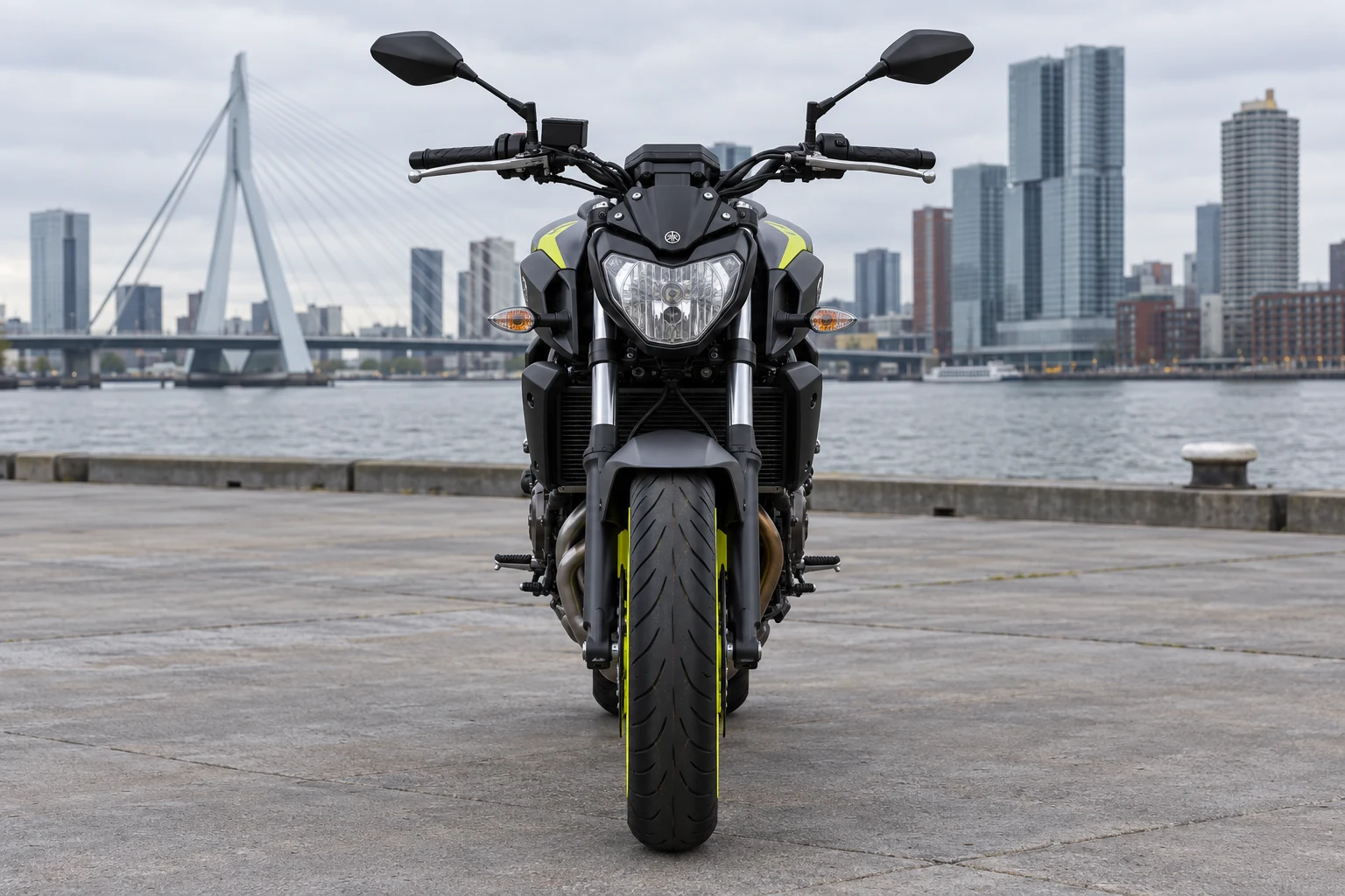 Yamaha MT-07 (& -A, -U) (mit KI erzeugt)