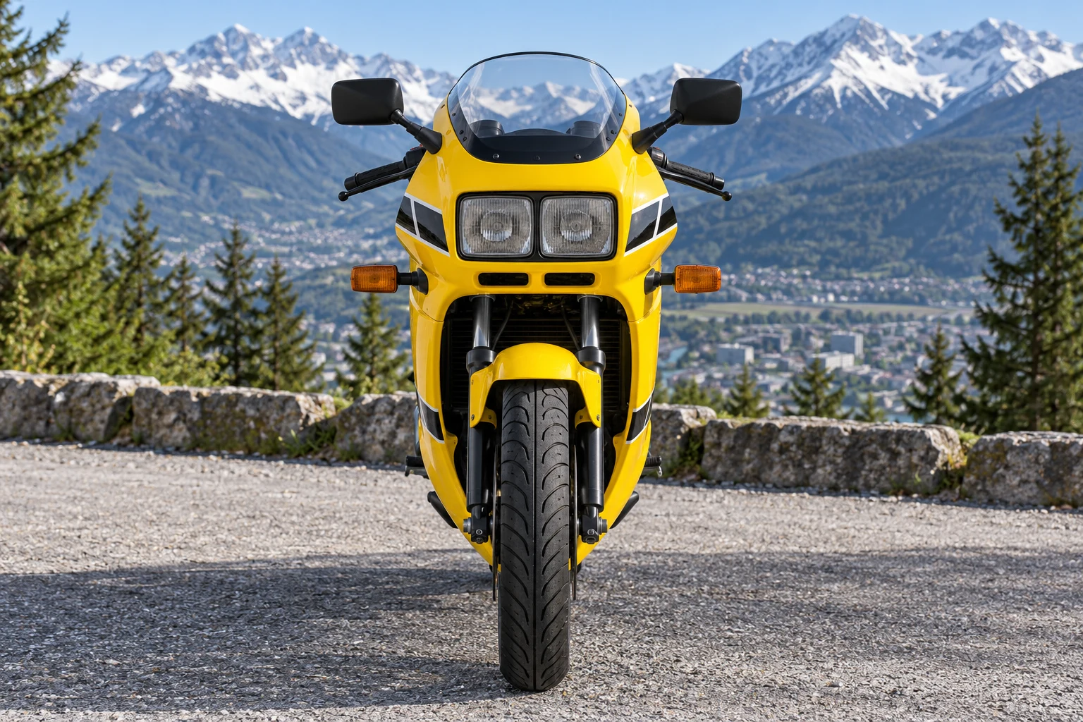 Yamaha RD 350 (mit KI erzeugt)