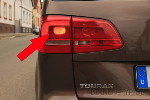 Bremslicht-Birne Touareg 7L 2.5 R5 TDI 174 PS Diesel 2003-2010 BAC