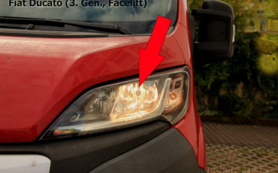 Das ist die korrekte Fiat Ducato Facelift Abblendlicht-Birne und so wechselst Du sie (Modell 250, 3. Generation)